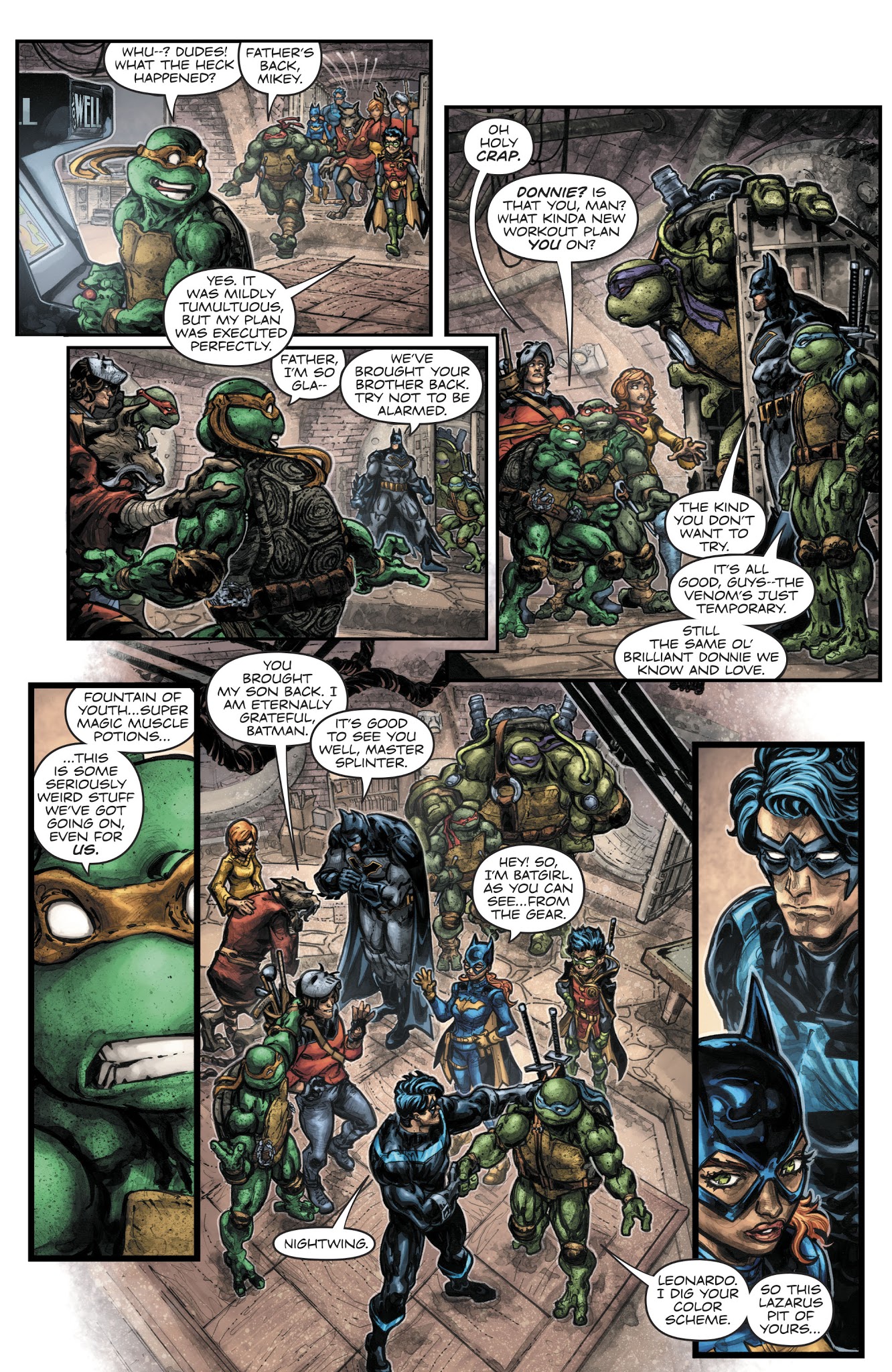 Read online Batman/Teenage Mutant Ninja Turtles II comic -  Issue #5 - 17