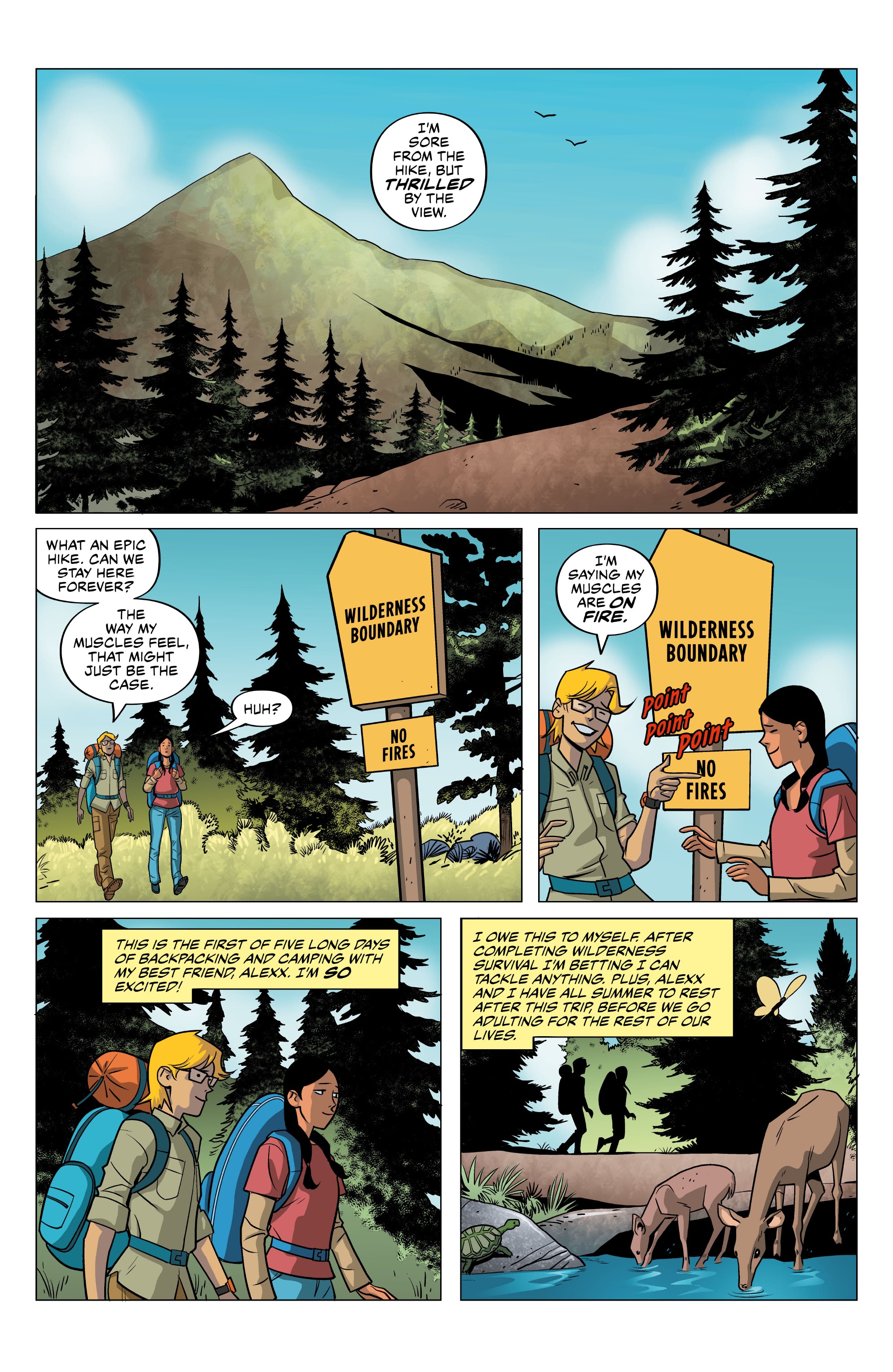 Read online Without Warning! comic -  Issue # Wildfire Safety - 3