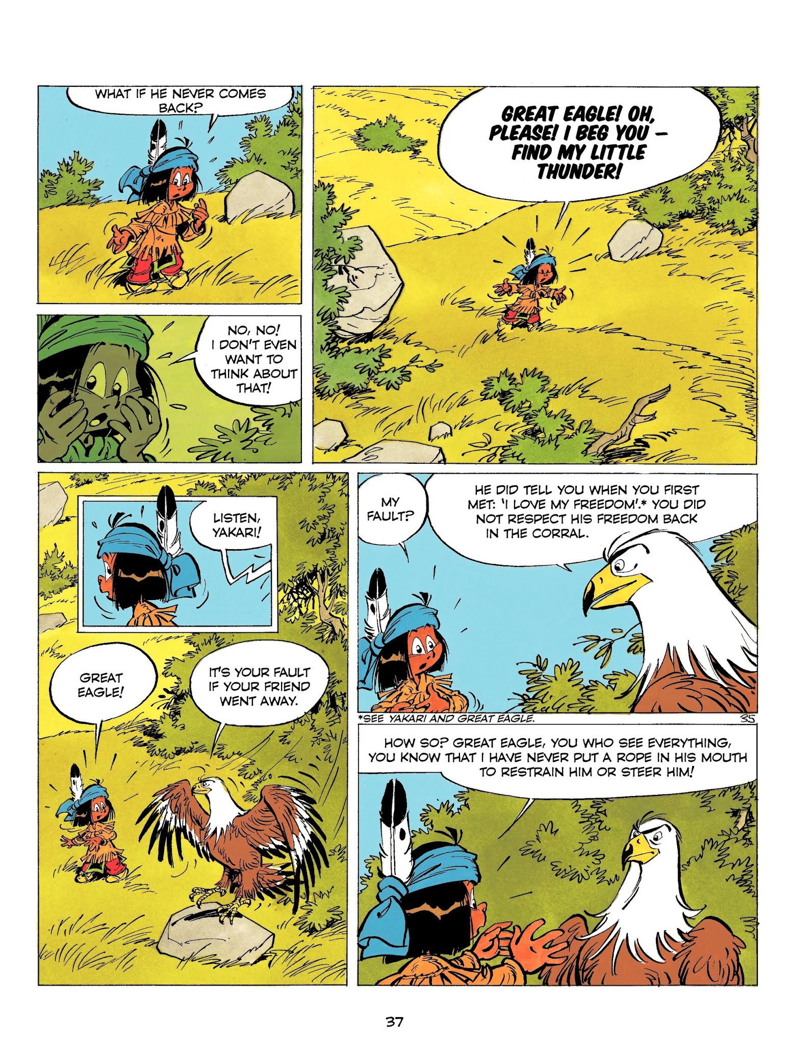 Read online Yakari comic -  Issue #15 - 38