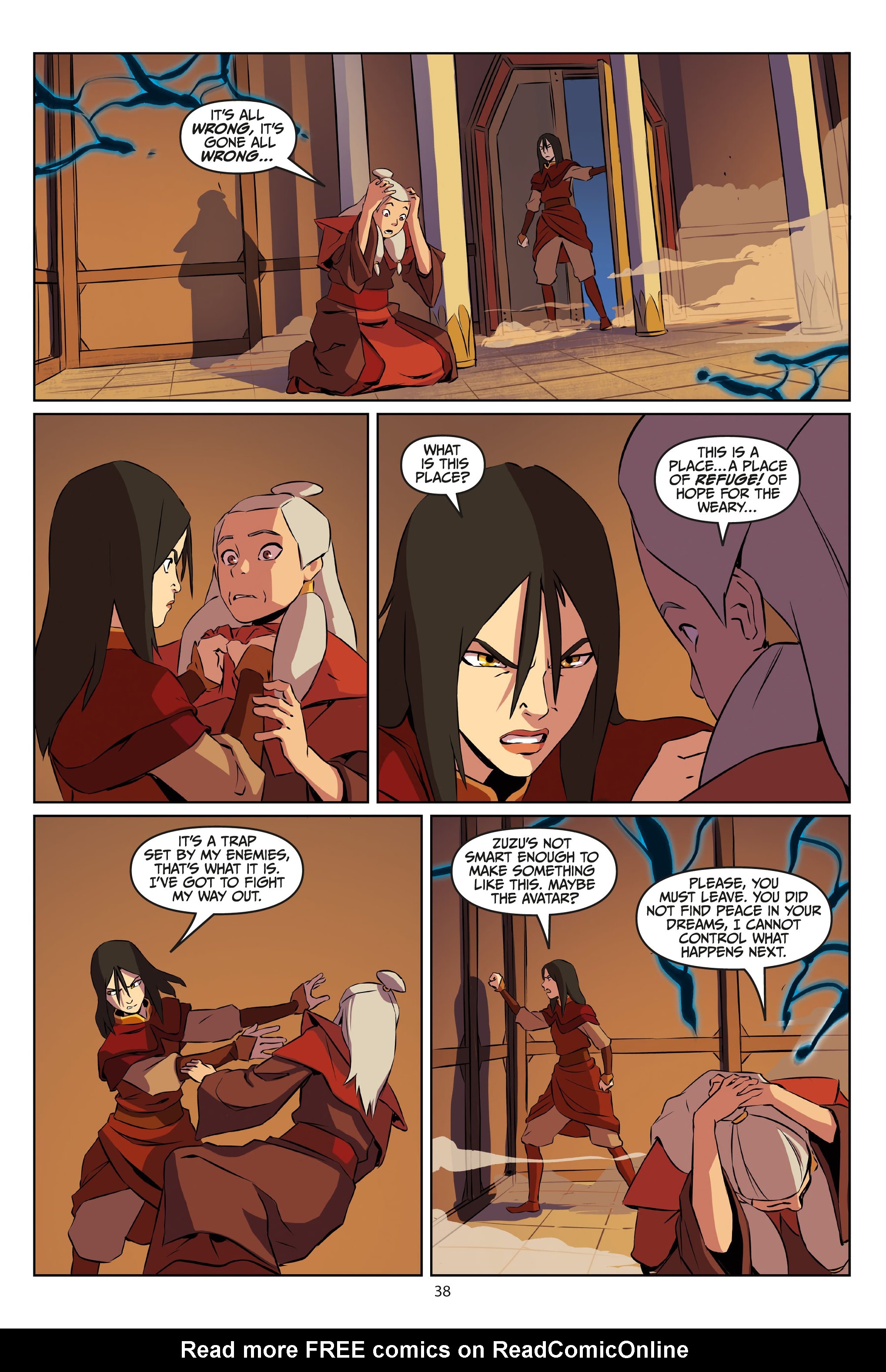 Read online Avatar: The Last Airbender - Azula in the Spirit Temple comic -  Issue # TPB - 39