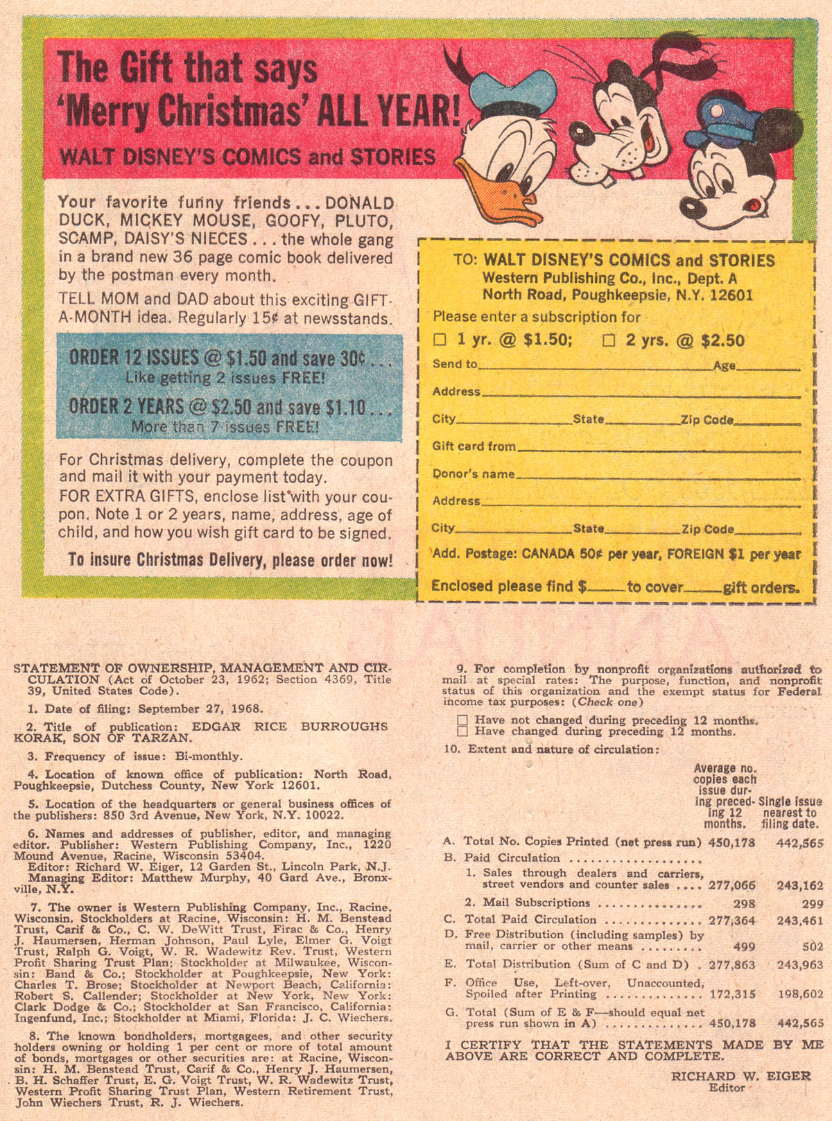 Read online Korak, Son of Tarzan (1964) comic -  Issue #27 - 33