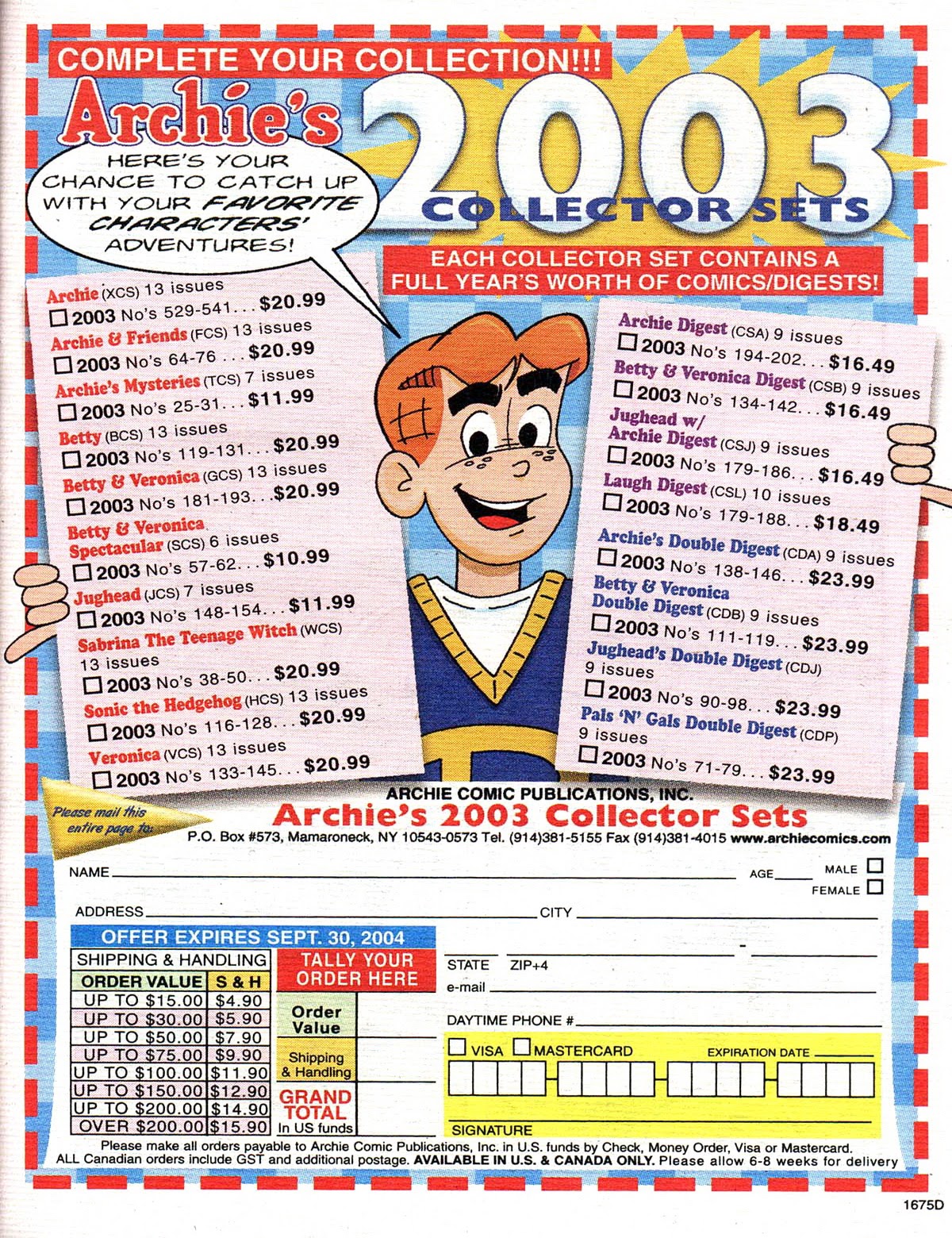 Read online Archie's Double Digest Magazine comic -  Issue #153 - 163