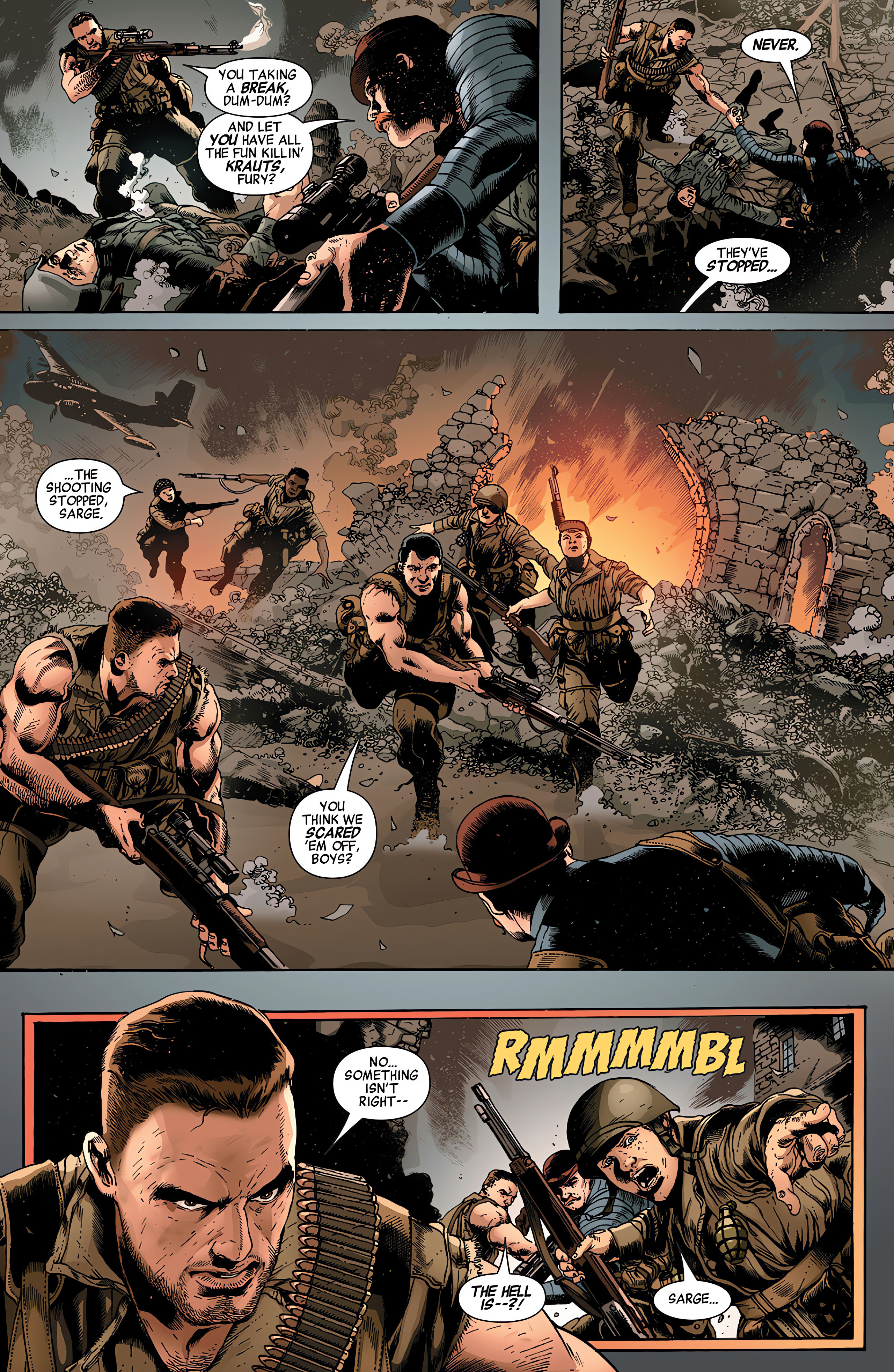 Read online Capwolf and the Howling Commandos comic -  Issue #1 - 4