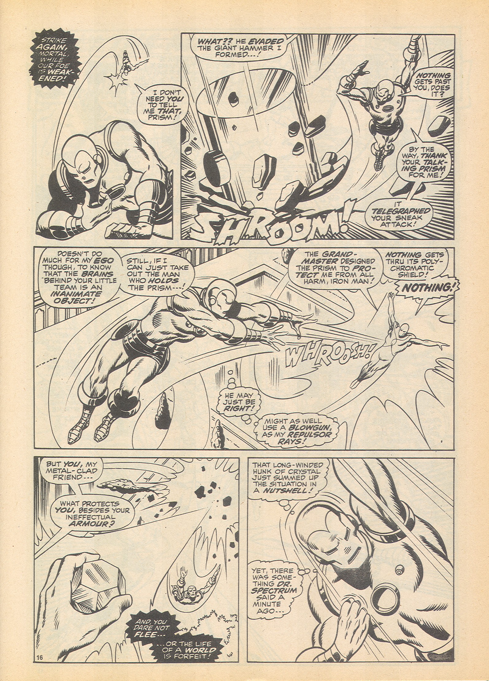 Read online The Avengers (1973) comic -  Issue #107 - 16