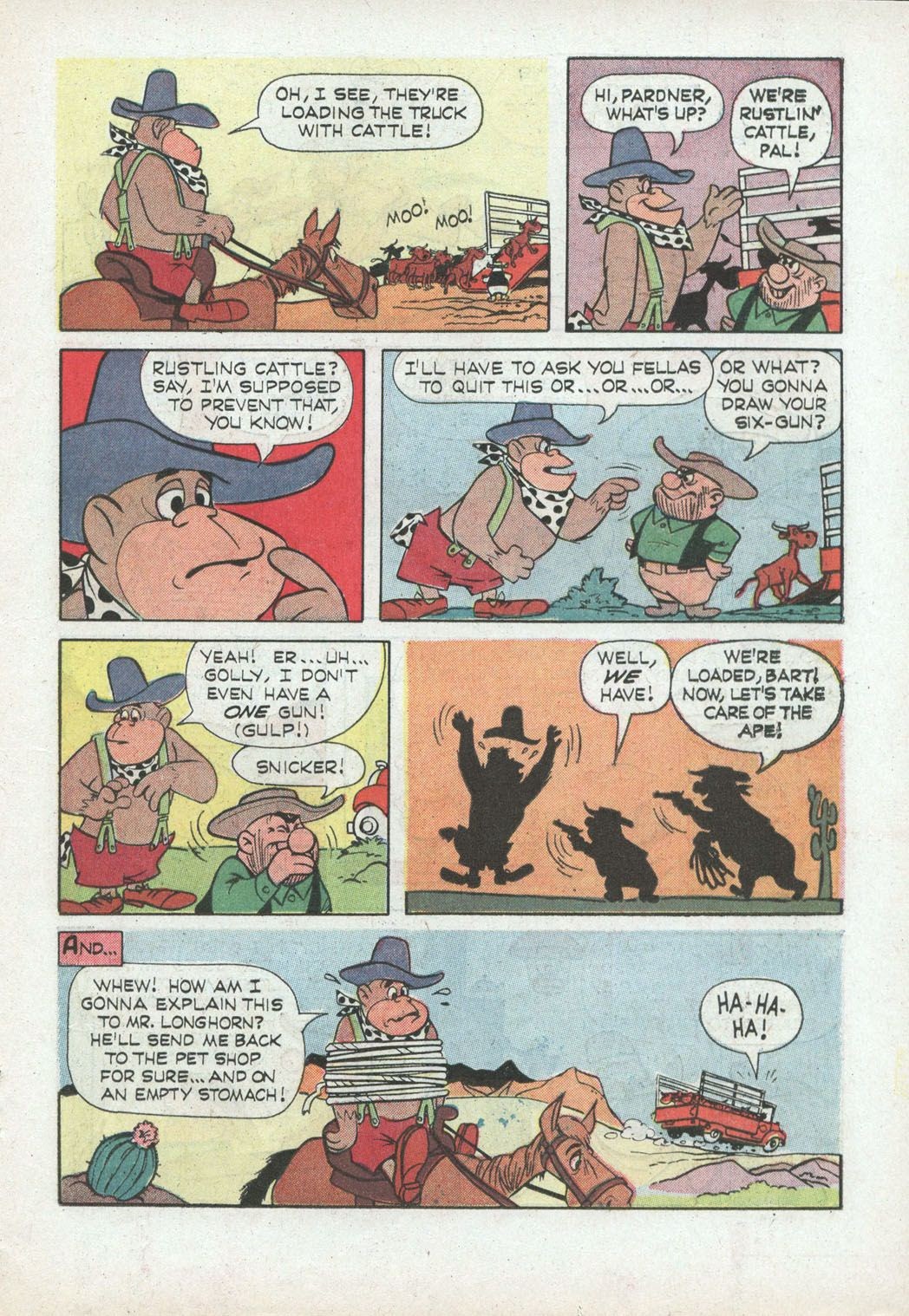 Read online Magilla Gorilla (1964) comic -  Issue #7 - 19