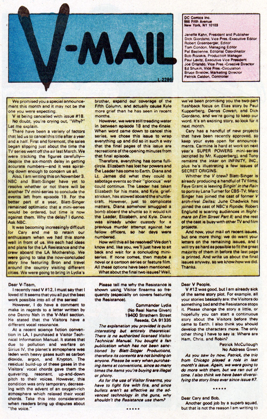 Read online V comic -  Issue #16 - 25
