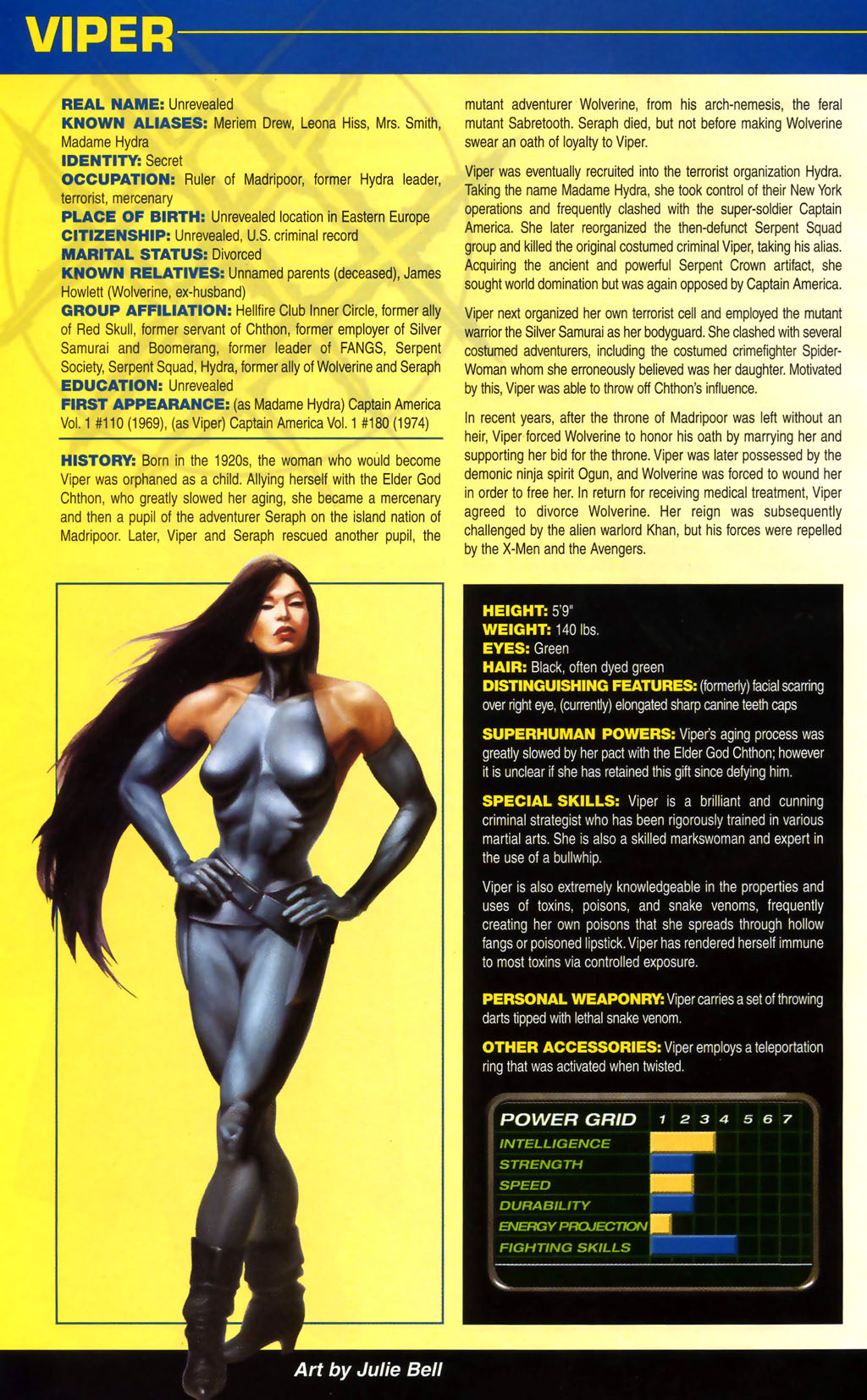 Read online Official Handbook of the Marvel Universe: Wolverine 2004 comic -  Issue # Full - 44