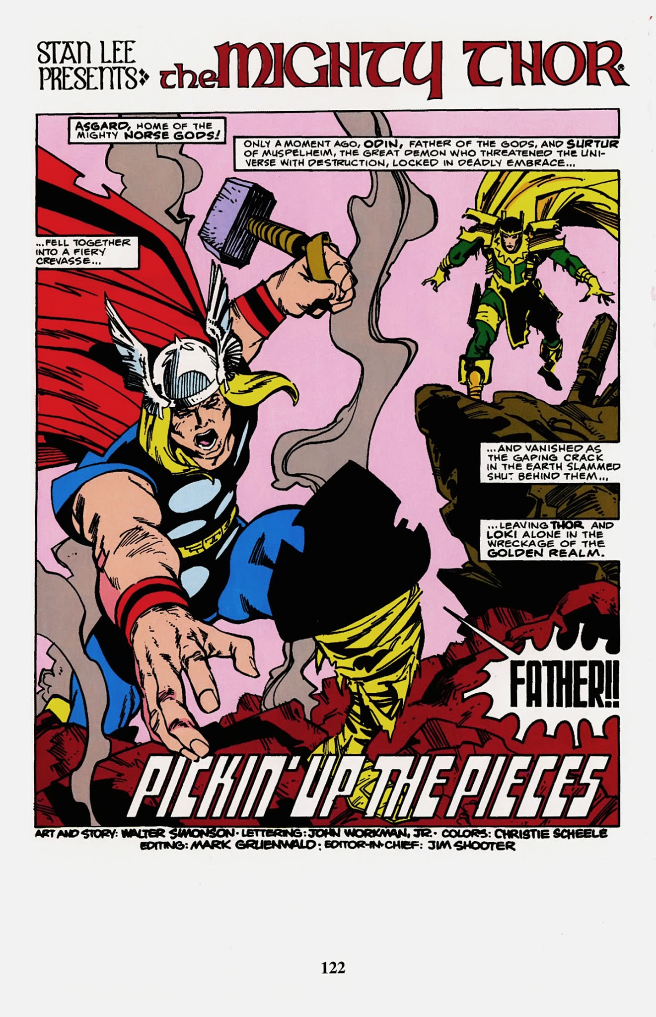 Read online Thor Visionaries: Walter Simonson comic -  Issue # TPB 2 - 124