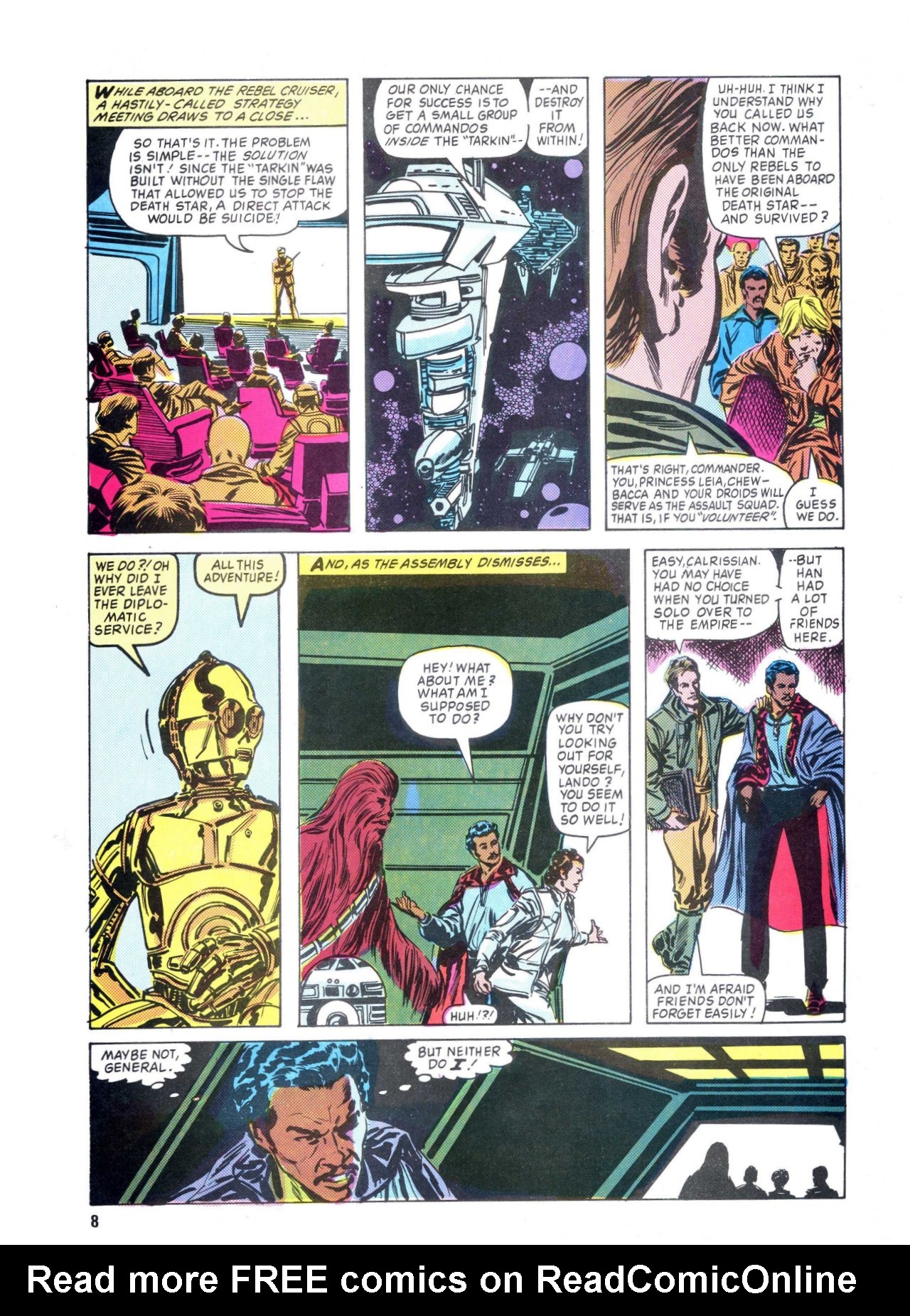 Read online Return of the Jedi comic -  Issue #82 - 8