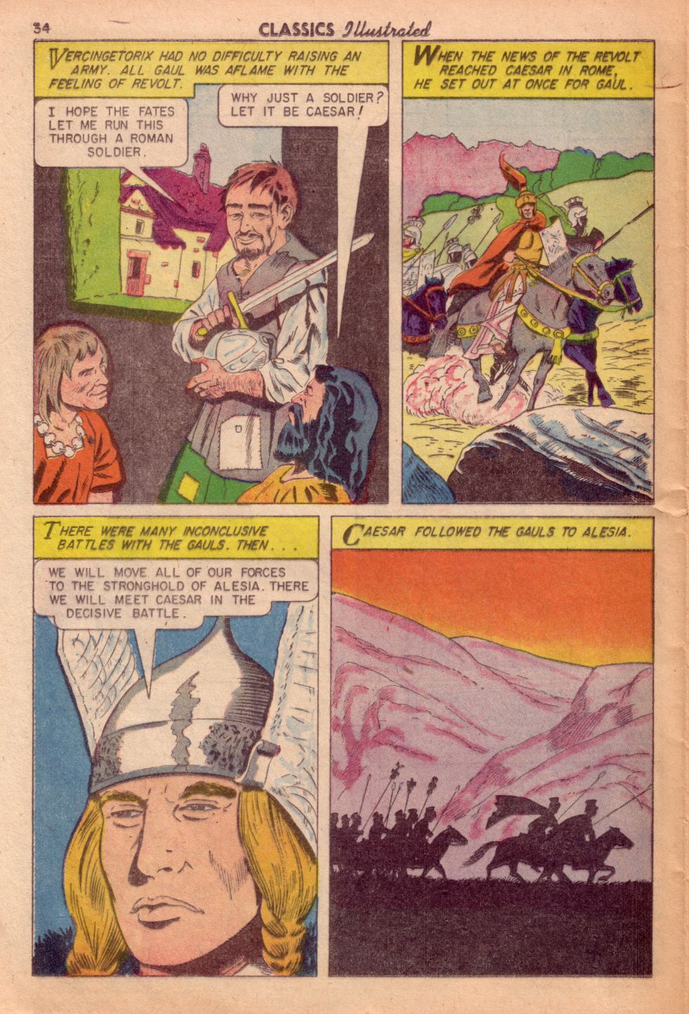 Read online Classics Illustrated comic -  Issue #130 - 36