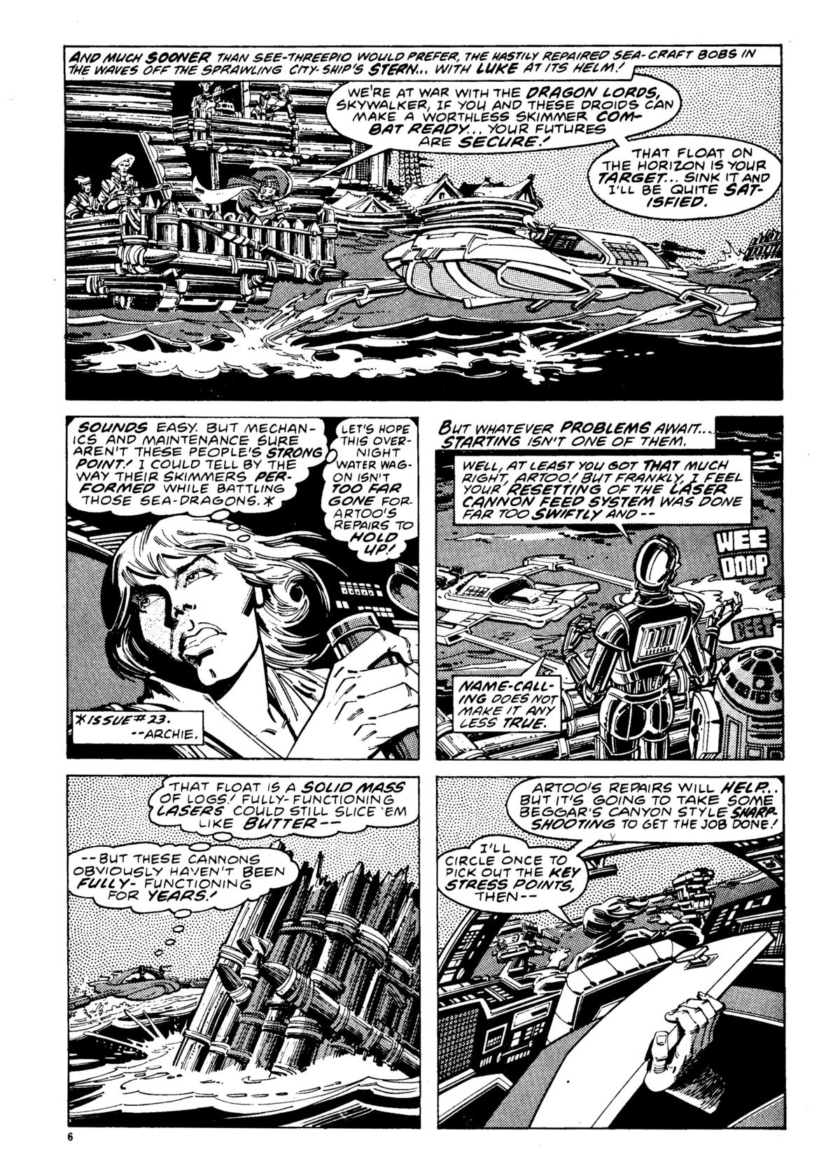 Read online Star Wars Weekly comic -  Issue #25 - 6