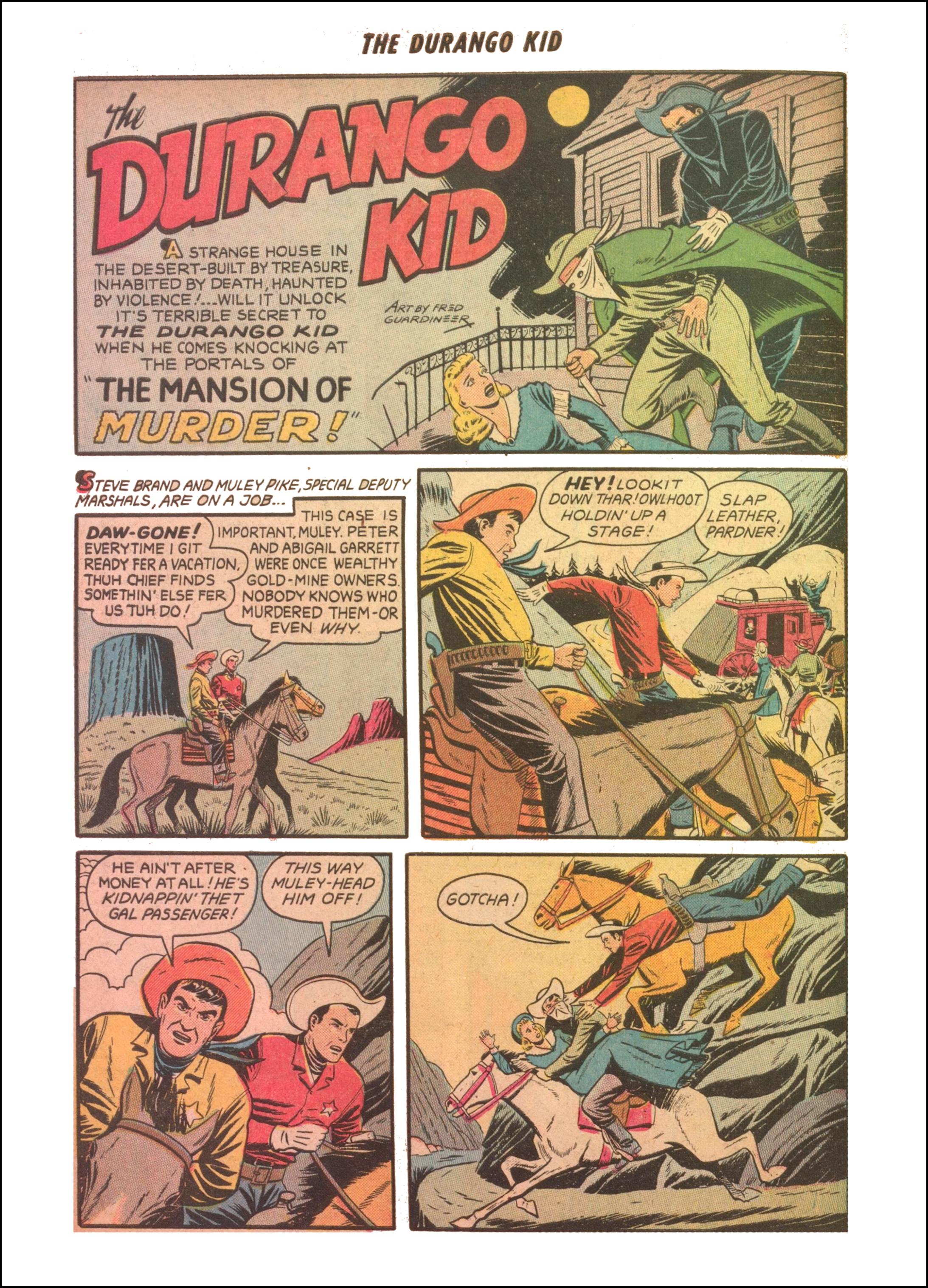 Read online Charles Starrett as The Durango Kid comic -  Issue #24 - 10