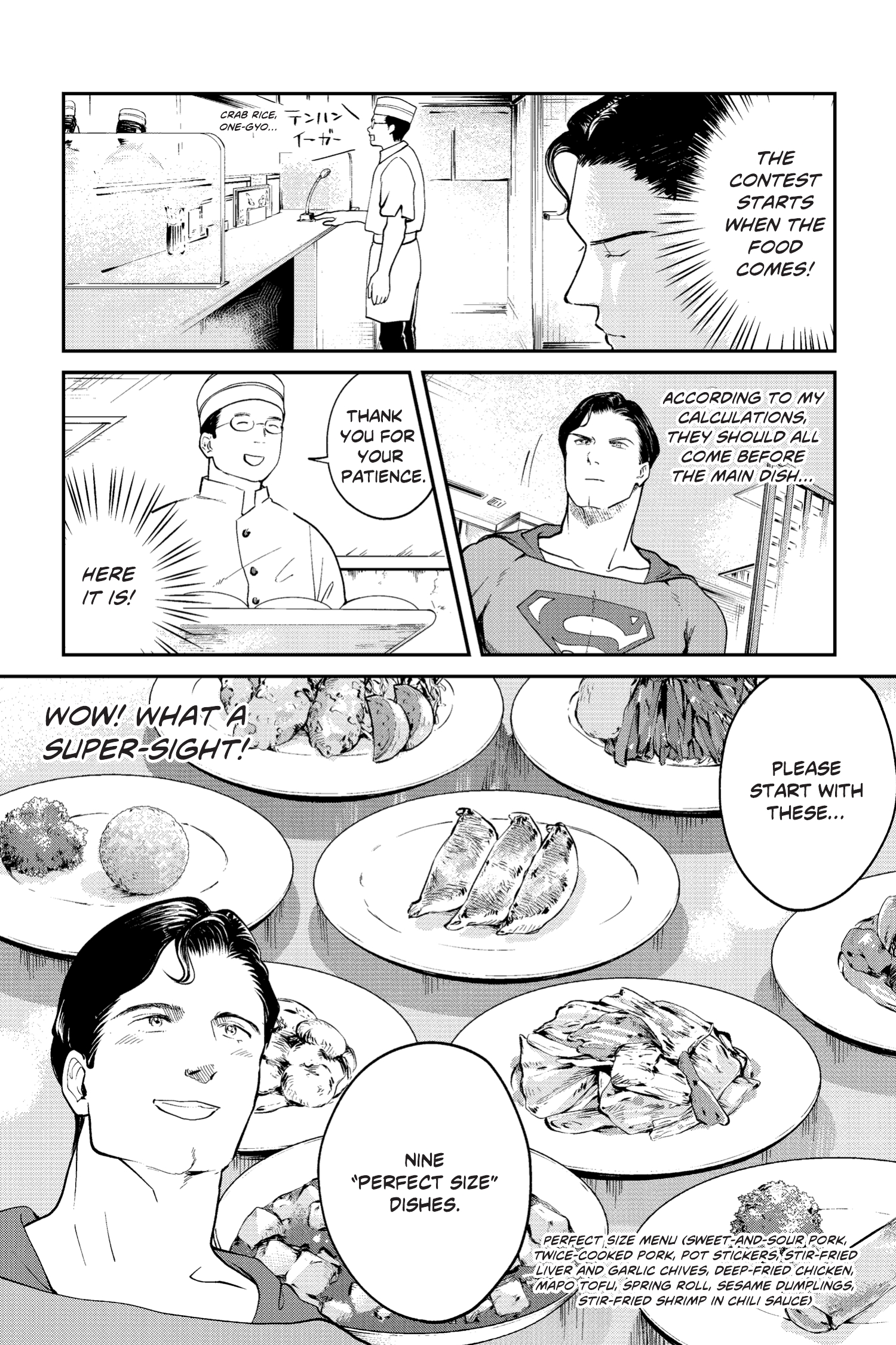 Read online Superman vs. Meshi comic -  Issue #10 - 11