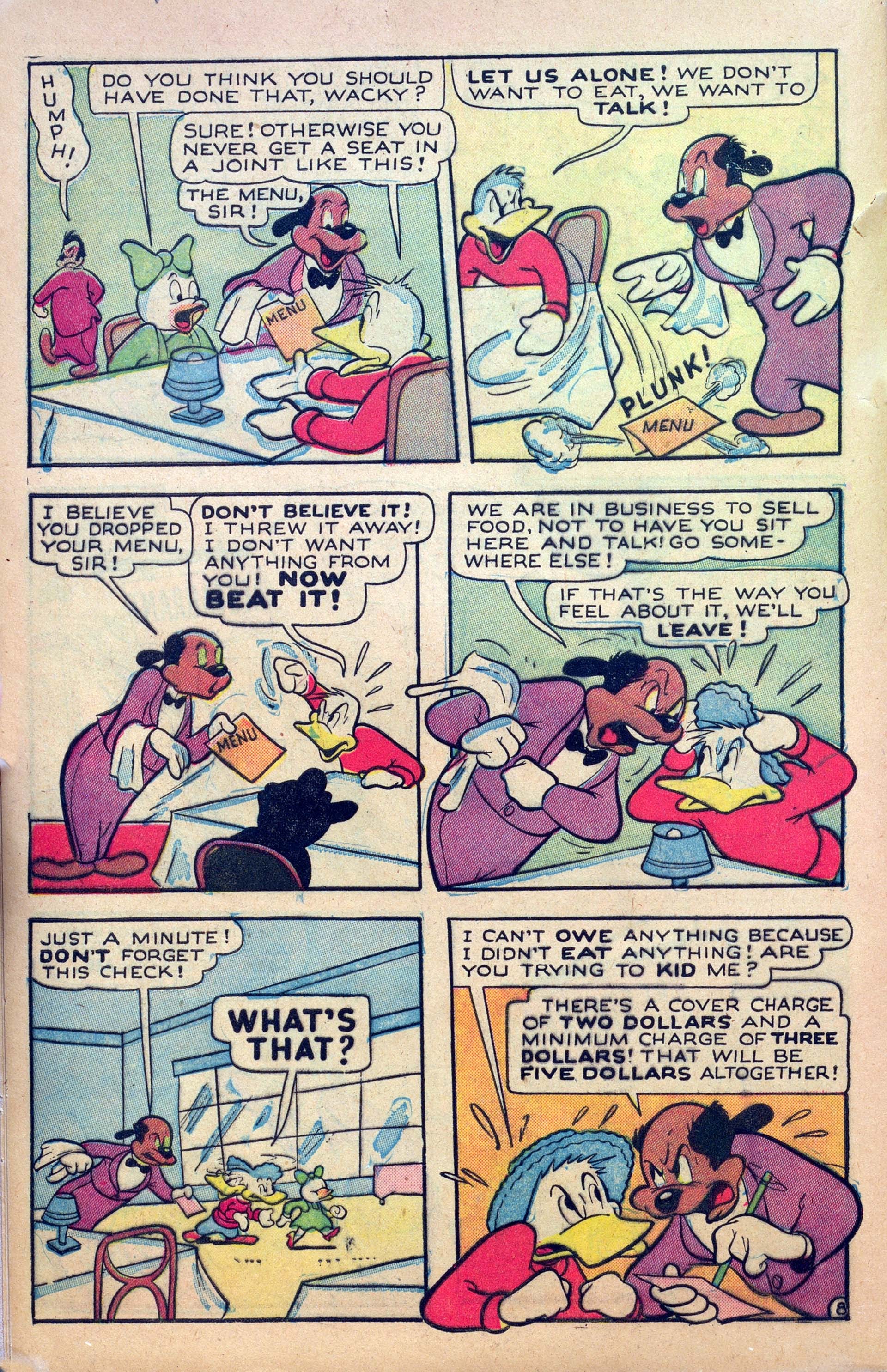 Read online Wacky Duck (1948) comic -  Issue #2 - 10