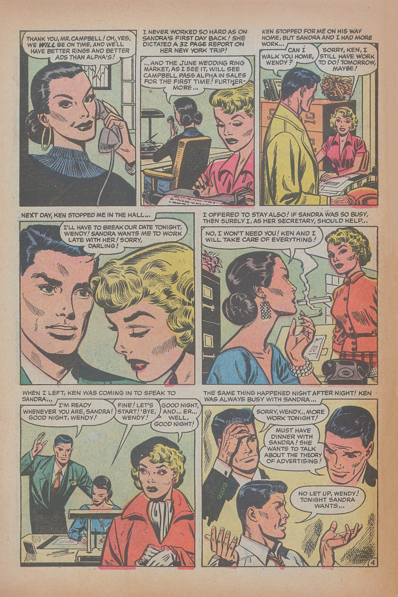 Read online Love Romances comic -  Issue #39 - 6