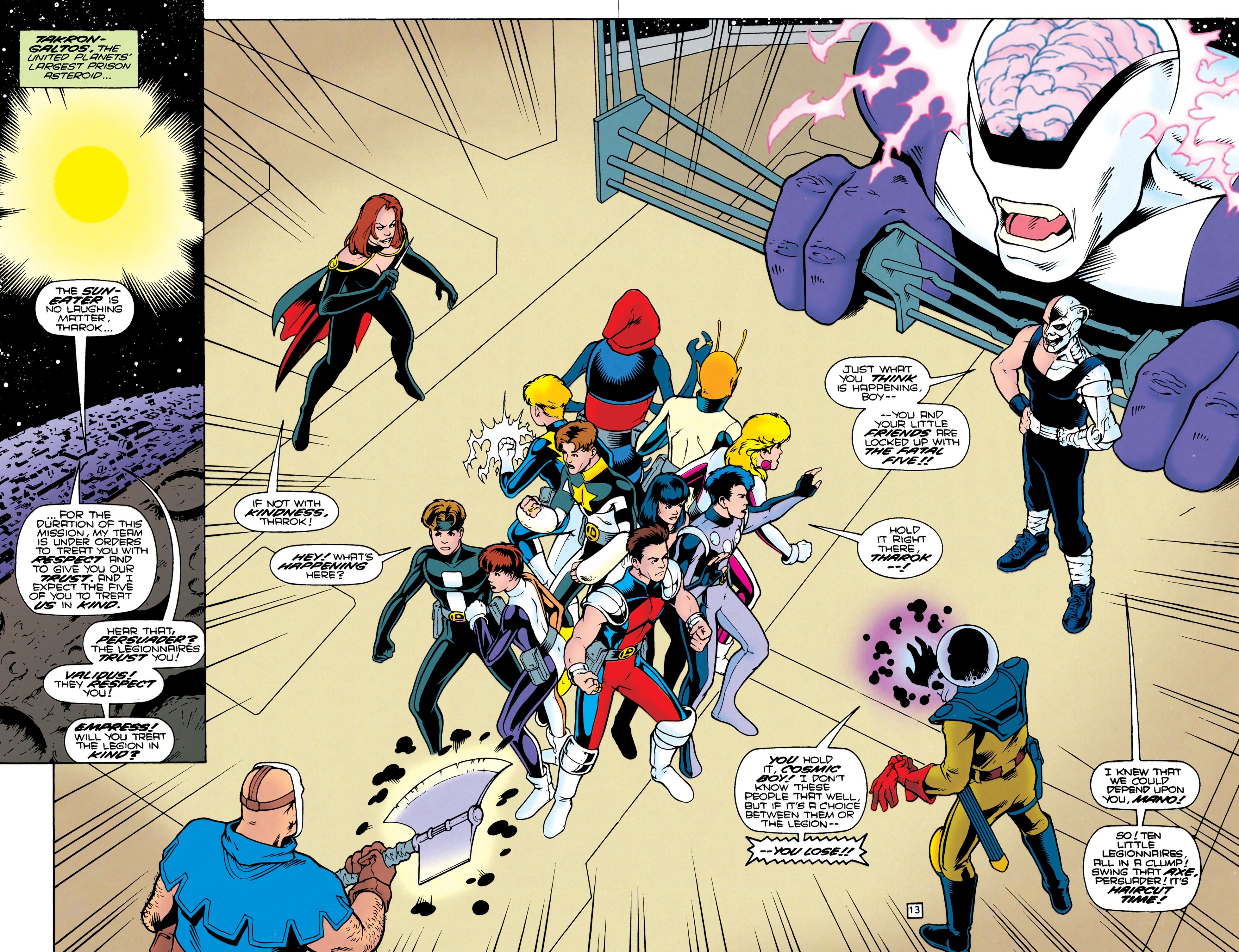 Read online Legionnaires comic -  Issue #35 - 13