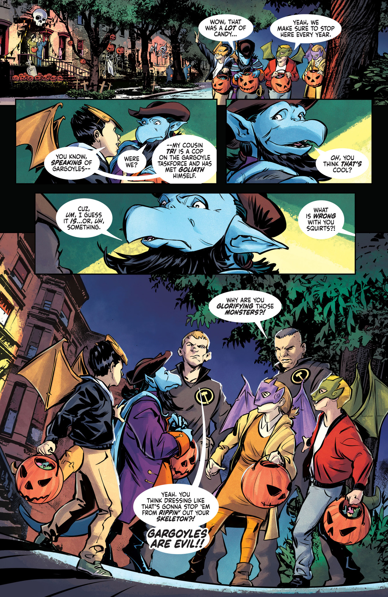 Read online Gargoyles Halloween Special comic -  Issue # Full - 12