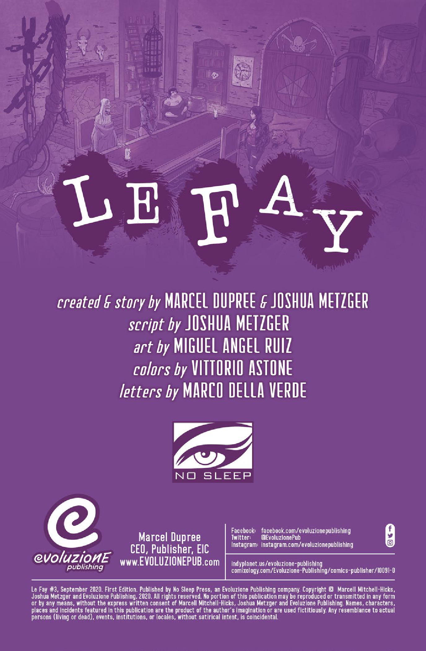 Read online Le Fay comic -  Issue #3 - 2