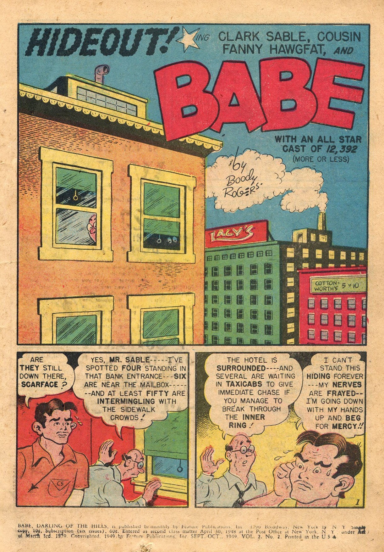 Read online Babe (1948) comic -  Issue #8 - 3