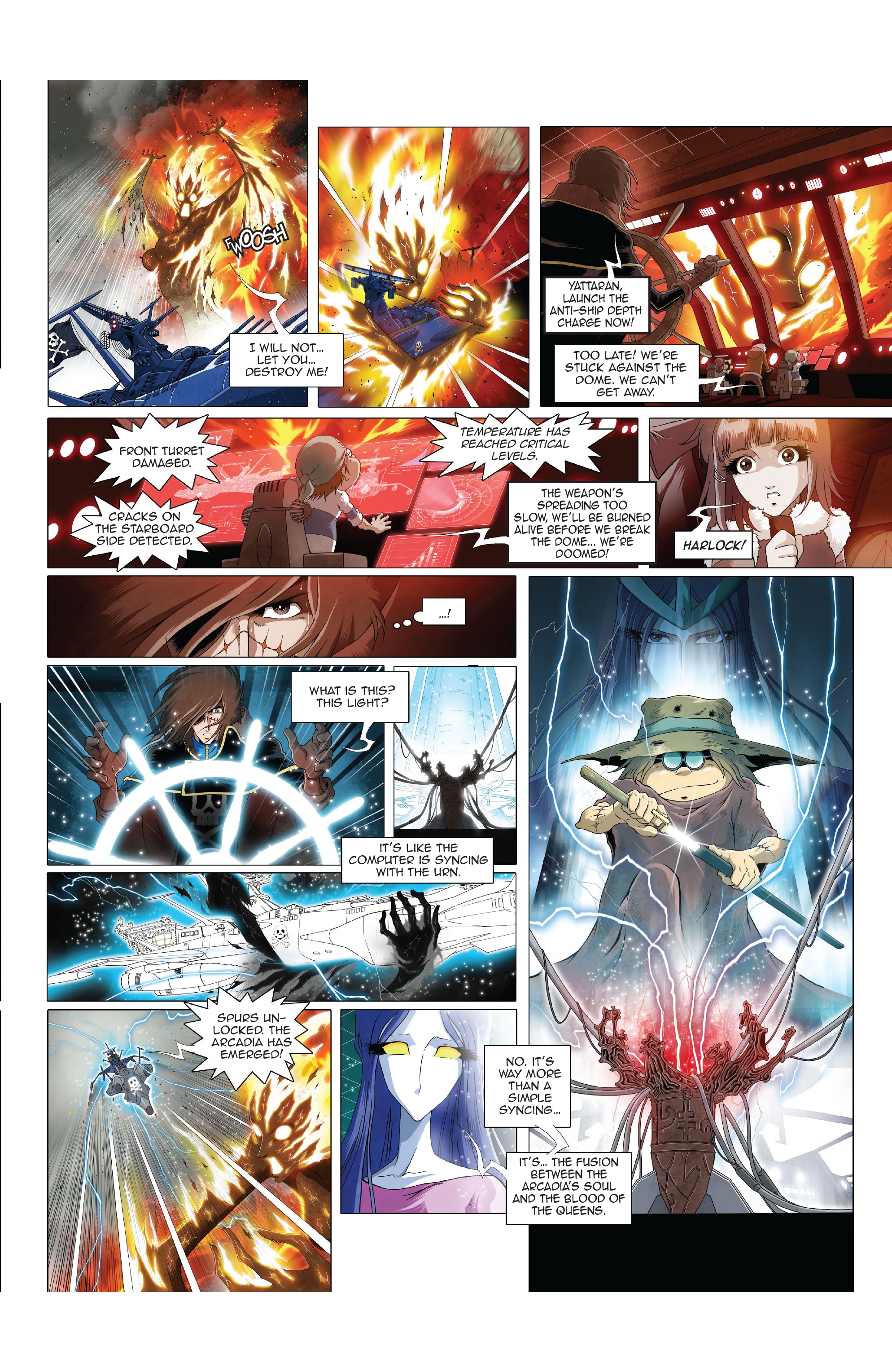 Read online Space Pirate Captain Harlock comic -  Issue #6 - 9