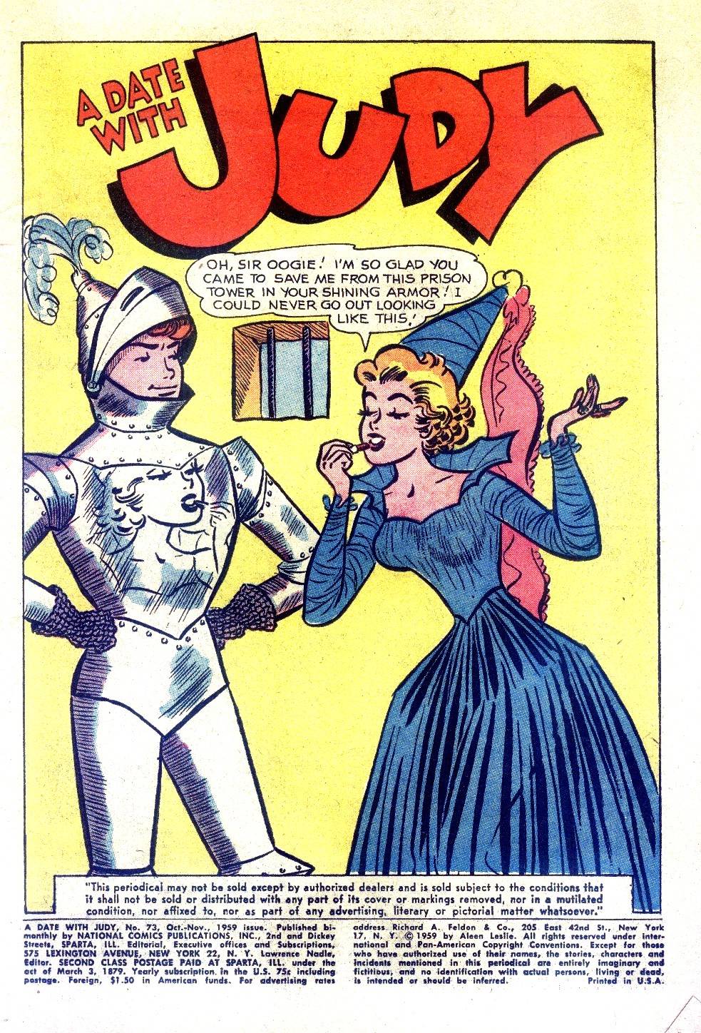 Read online A Date with Judy comic -  Issue #73 - 3