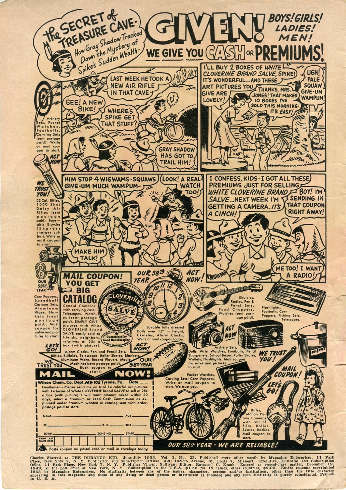 Read online Charles Starrett as The Durango Kid comic -  Issue #23 - 2