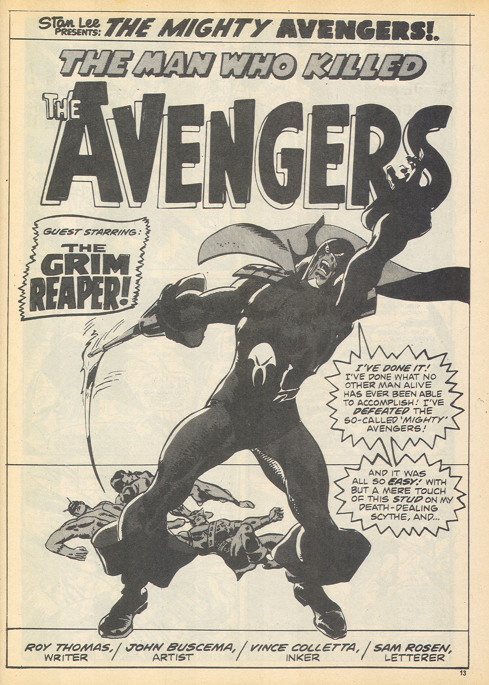 Read online The Avengers (1973) comic -  Issue #71 - 13