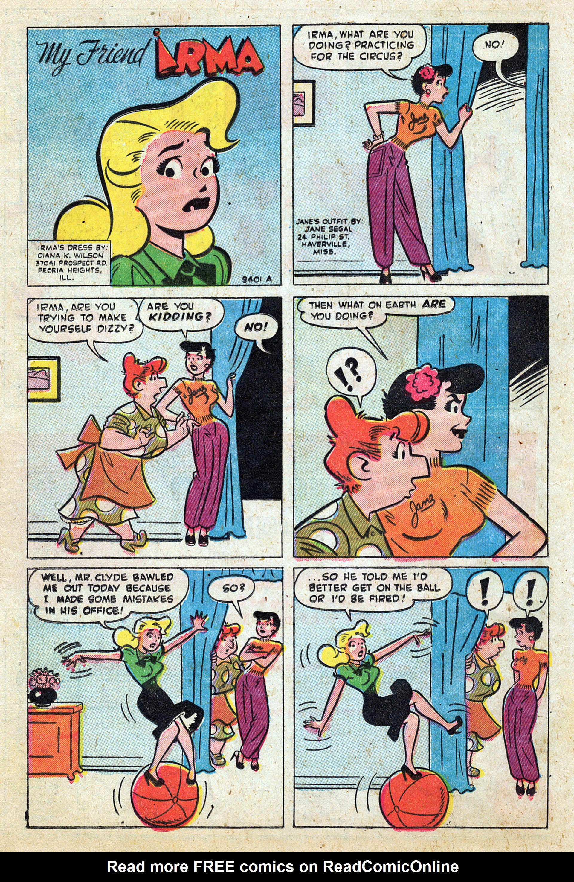 Read online My Friend Irma comic -  Issue #14 - 16