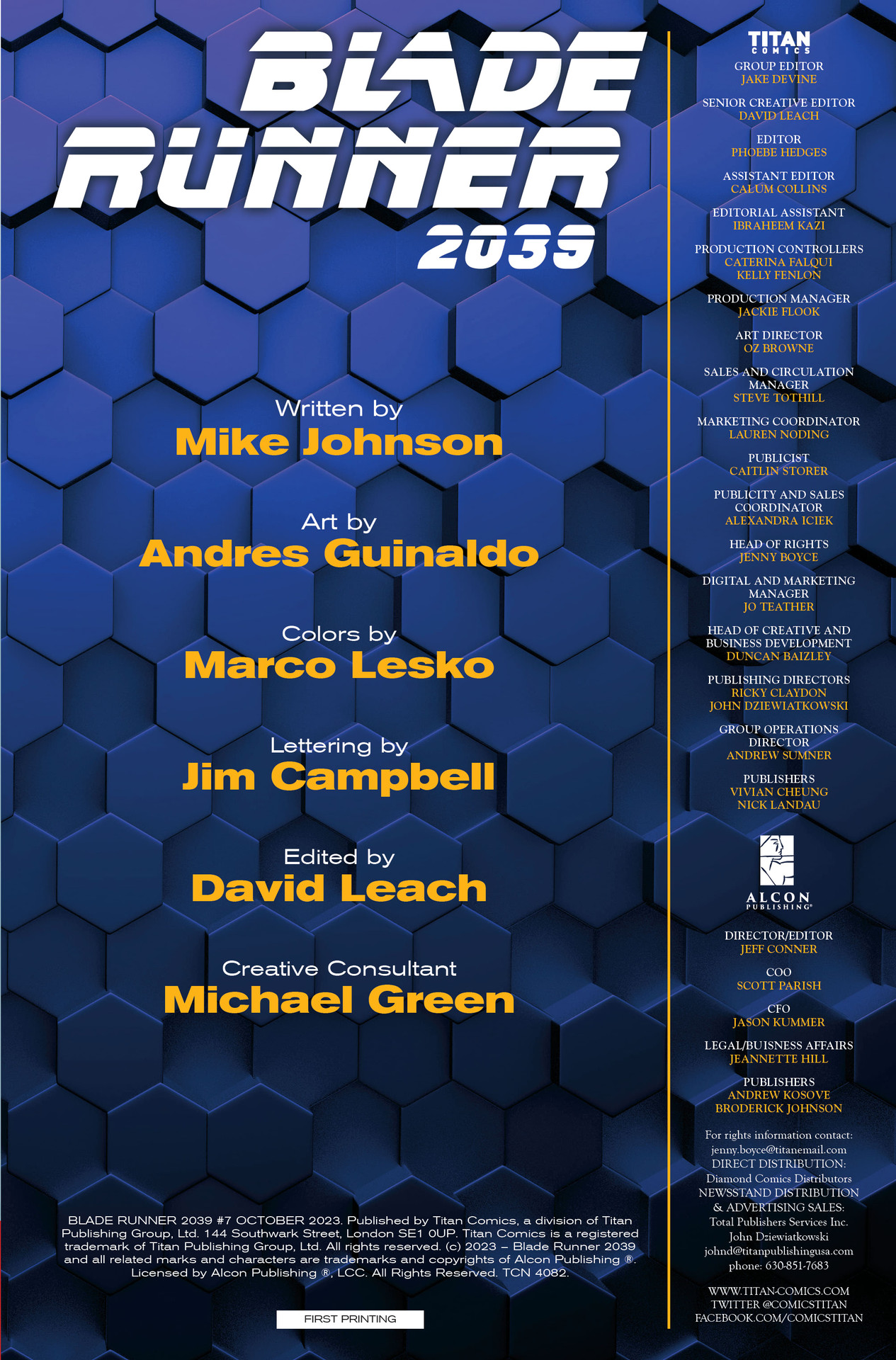 Read online Blade Runner 2039 comic -  Issue #7 - 5