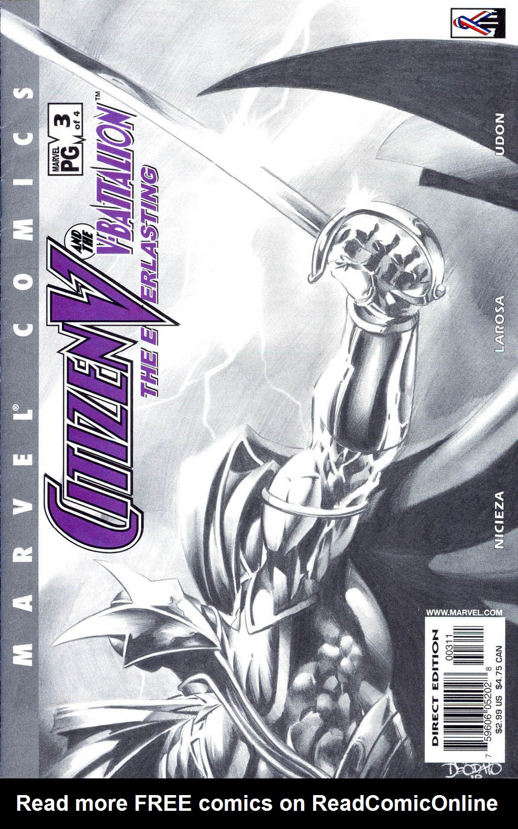 Read online Citizen V and the V-Battalion: The Everlasting comic -  Issue #3 - 1