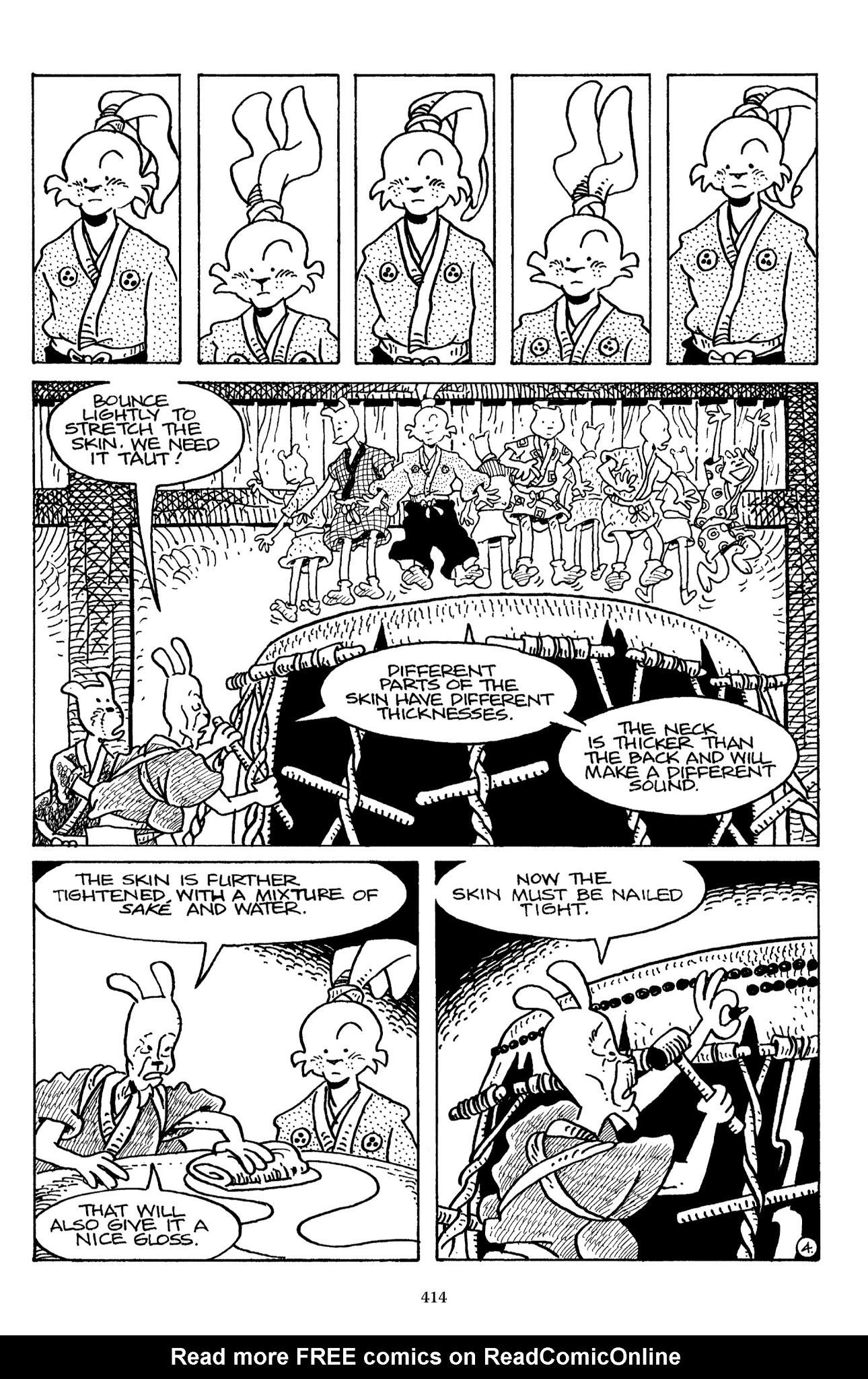 Read online The Usagi Yojimbo Saga comic -  Issue # TPB 7 - 407