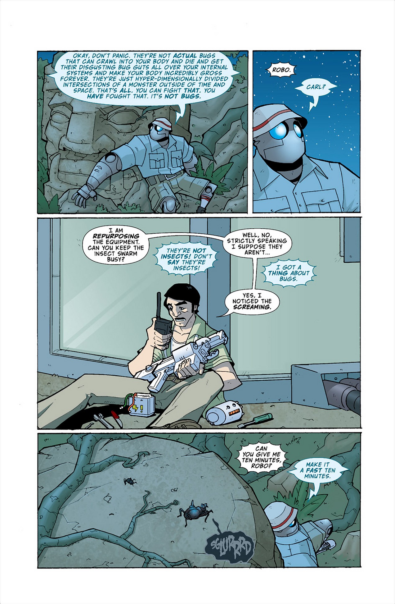 Read online Atomic Robo and the Shadow From Beyond Time comic -  Issue #4 - 19