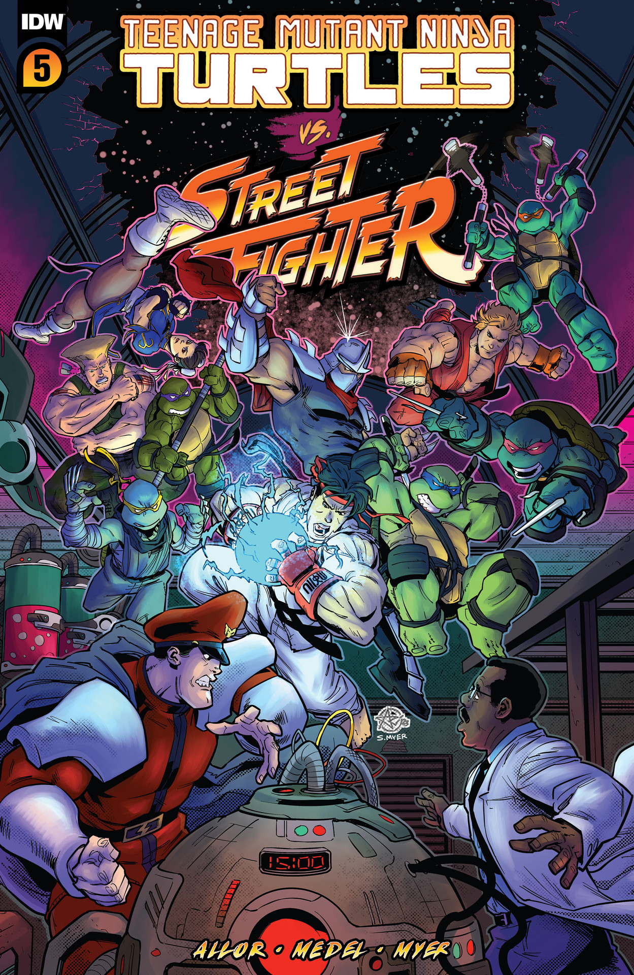 Read online Teenage Mutant Ninja Turtles vs. Street Fighter comic -  Issue #5 - 1