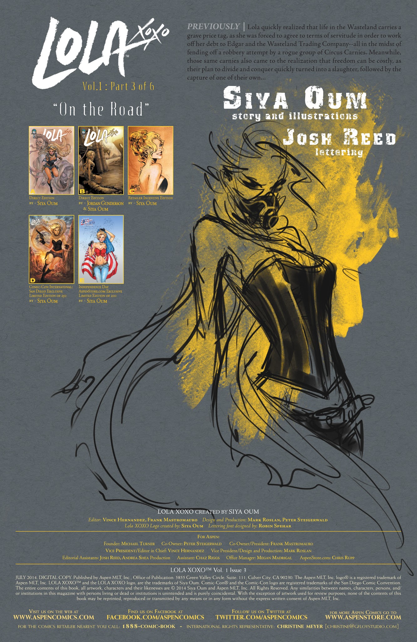 Read online Lola XOXO comic -  Issue #3 - 3