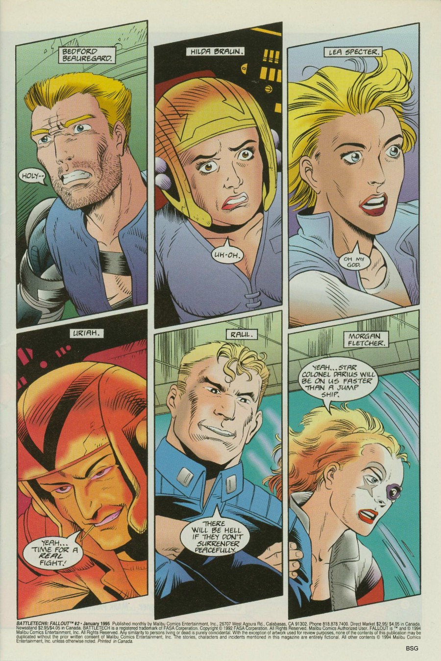 Read online Battletech: Fallout comic -  Issue #2 - 3