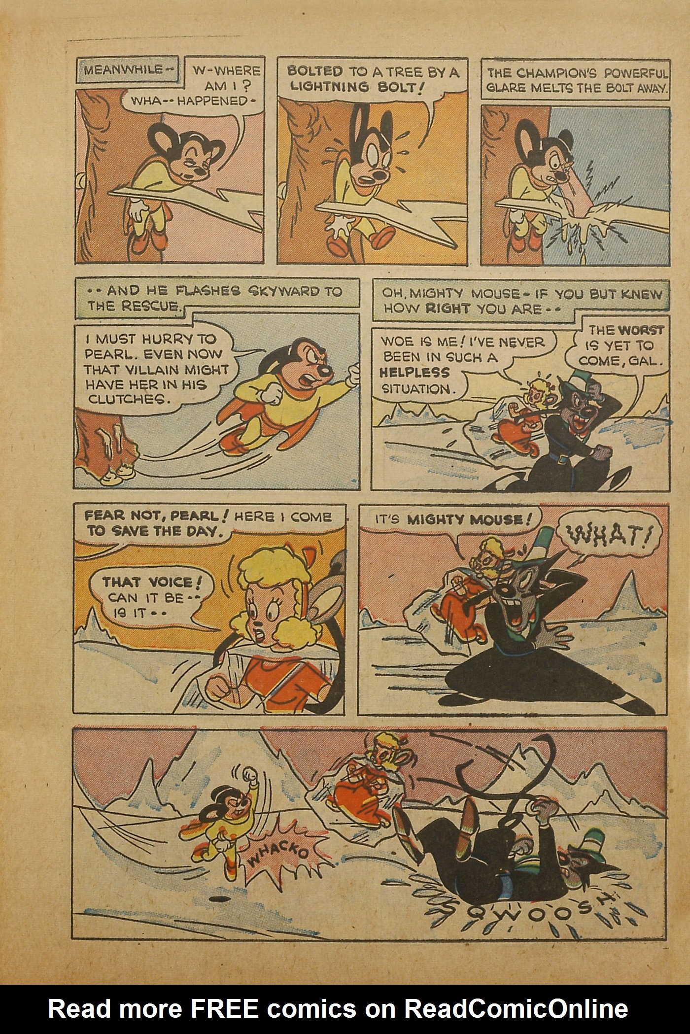 Read online Paul Terry's Mighty Mouse Comics comic -  Issue #40 - 39