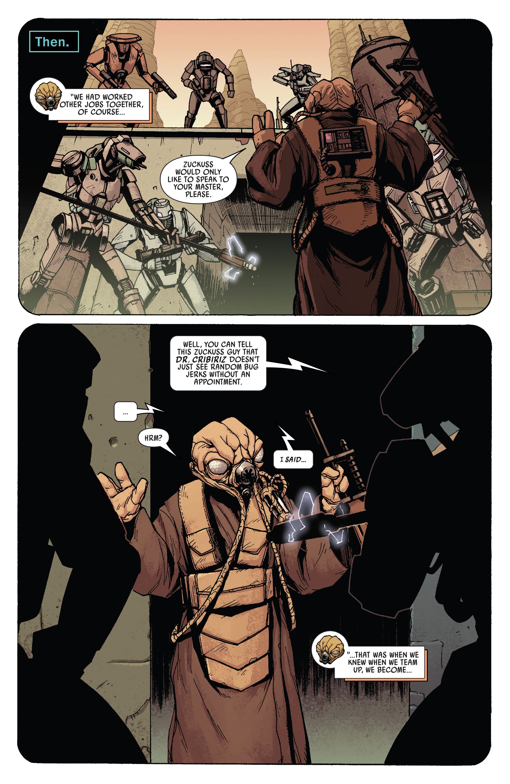 Read online Star Wars: War Of The Bounty Hunters - 4-Lom & Zuckuss comic -  Issue # Full - 11