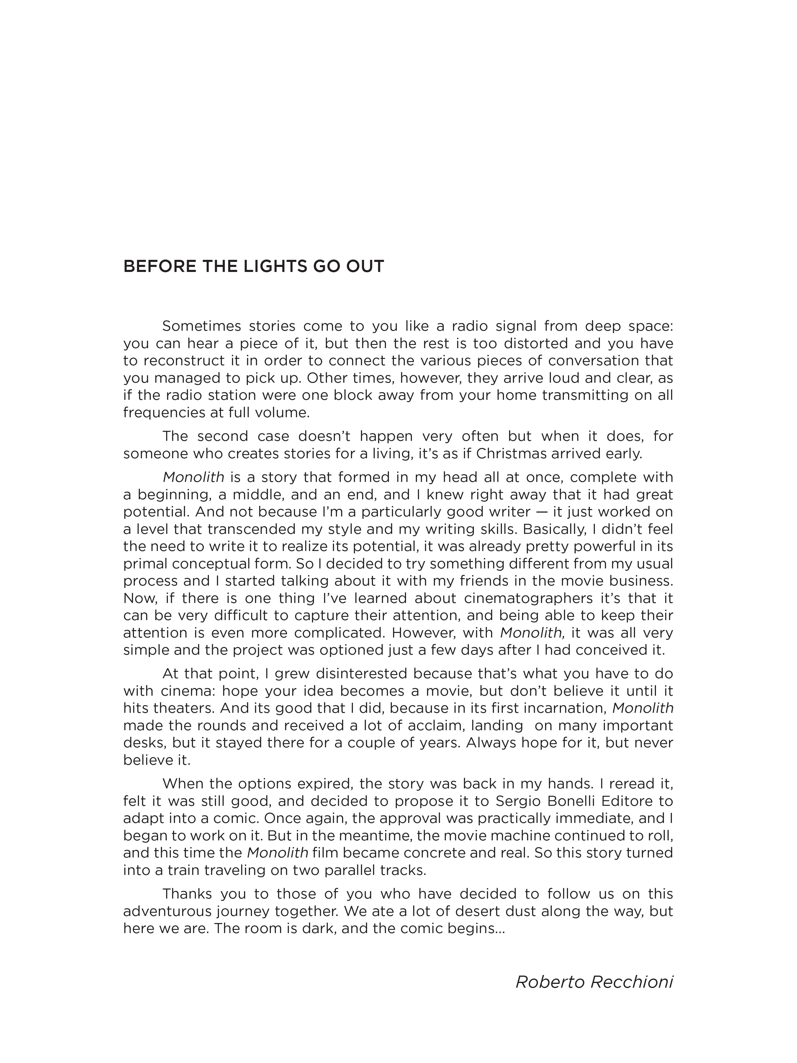 Read online Monolith comic -  Issue #1 - 4