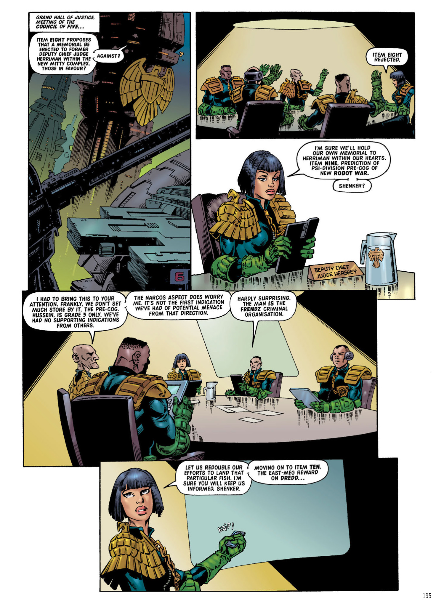 Read online Judge Dredd: The Complete Case Files comic -  Issue # TPB 30 - 197