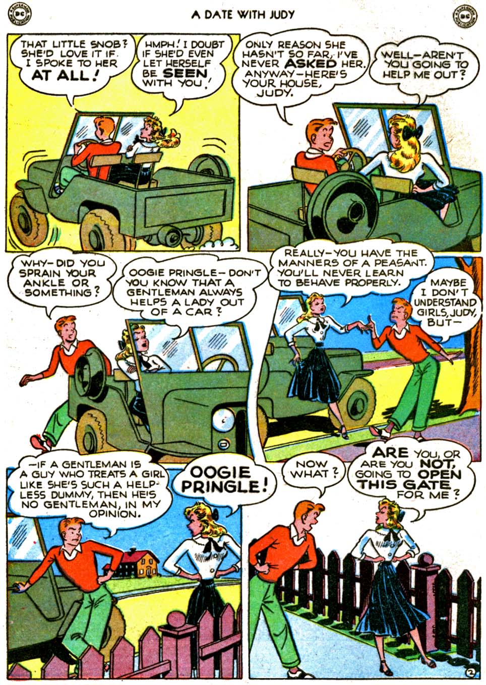 Read online A Date with Judy comic -  Issue #5 - 4
