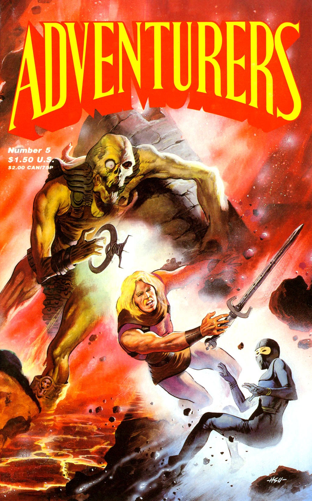 Read online Adventurers (1986) comic -  Issue #5 - 1