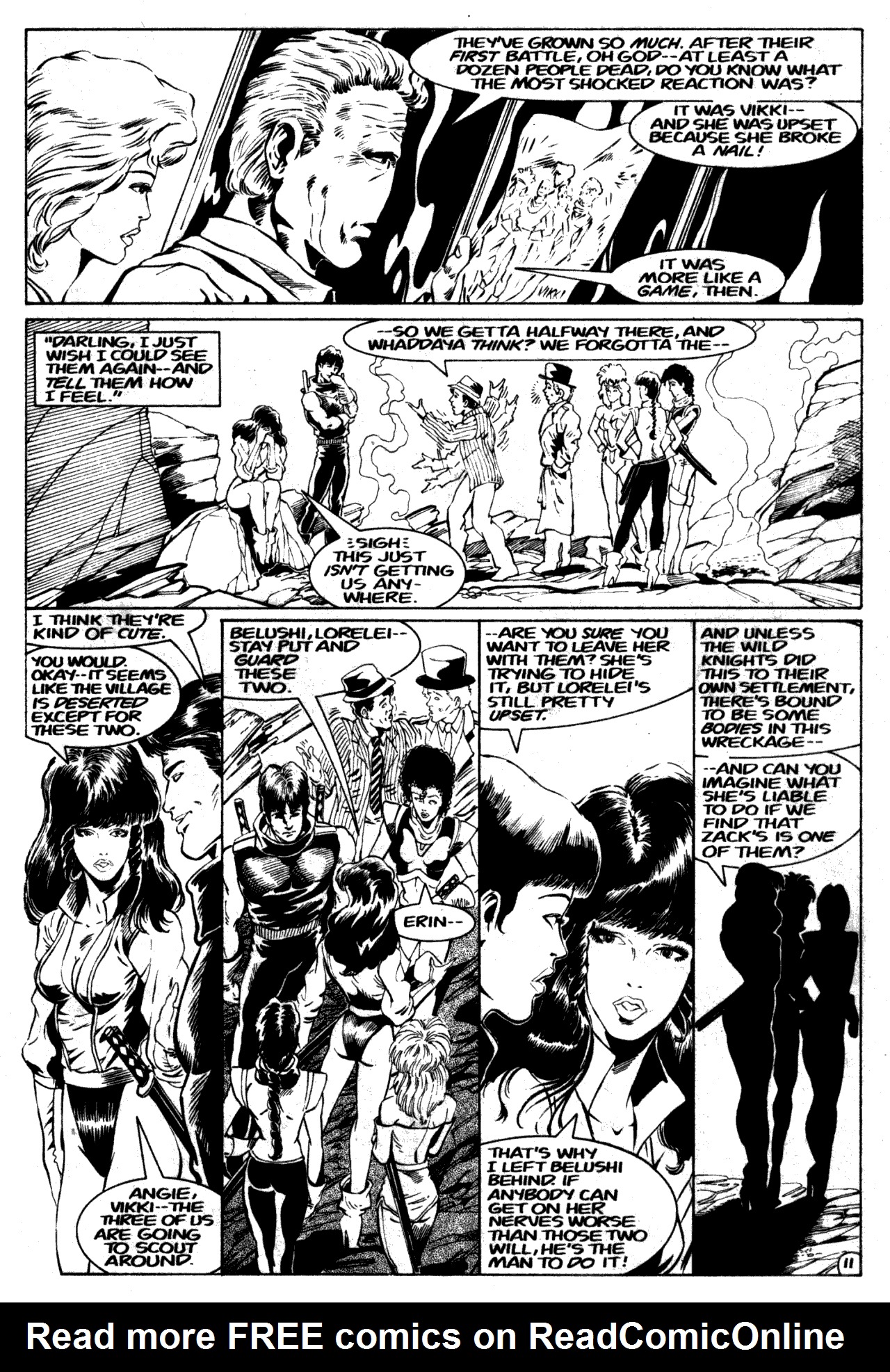 Read online Ex-Mutants (1986) comic -  Issue #7 - 17