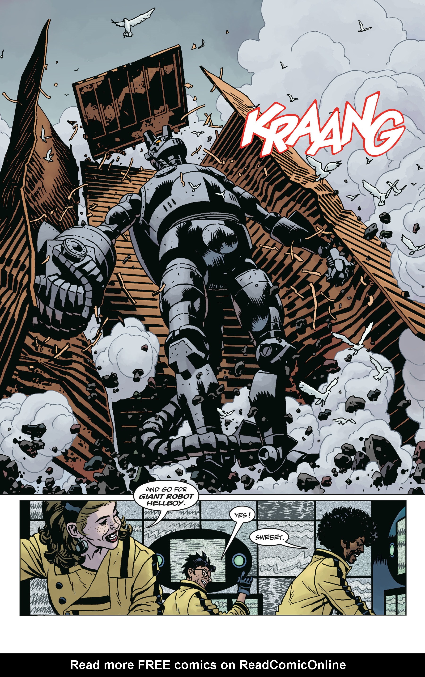 Read online Giant Robot Hellboy comic -  Issue #1 - 12