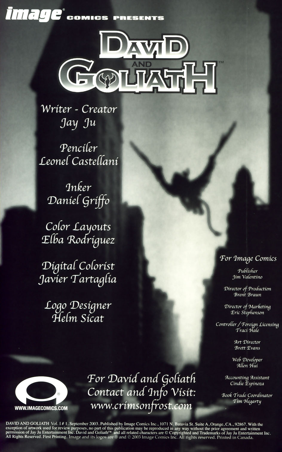 Read online David and Goliath comic -  Issue #1 - 2