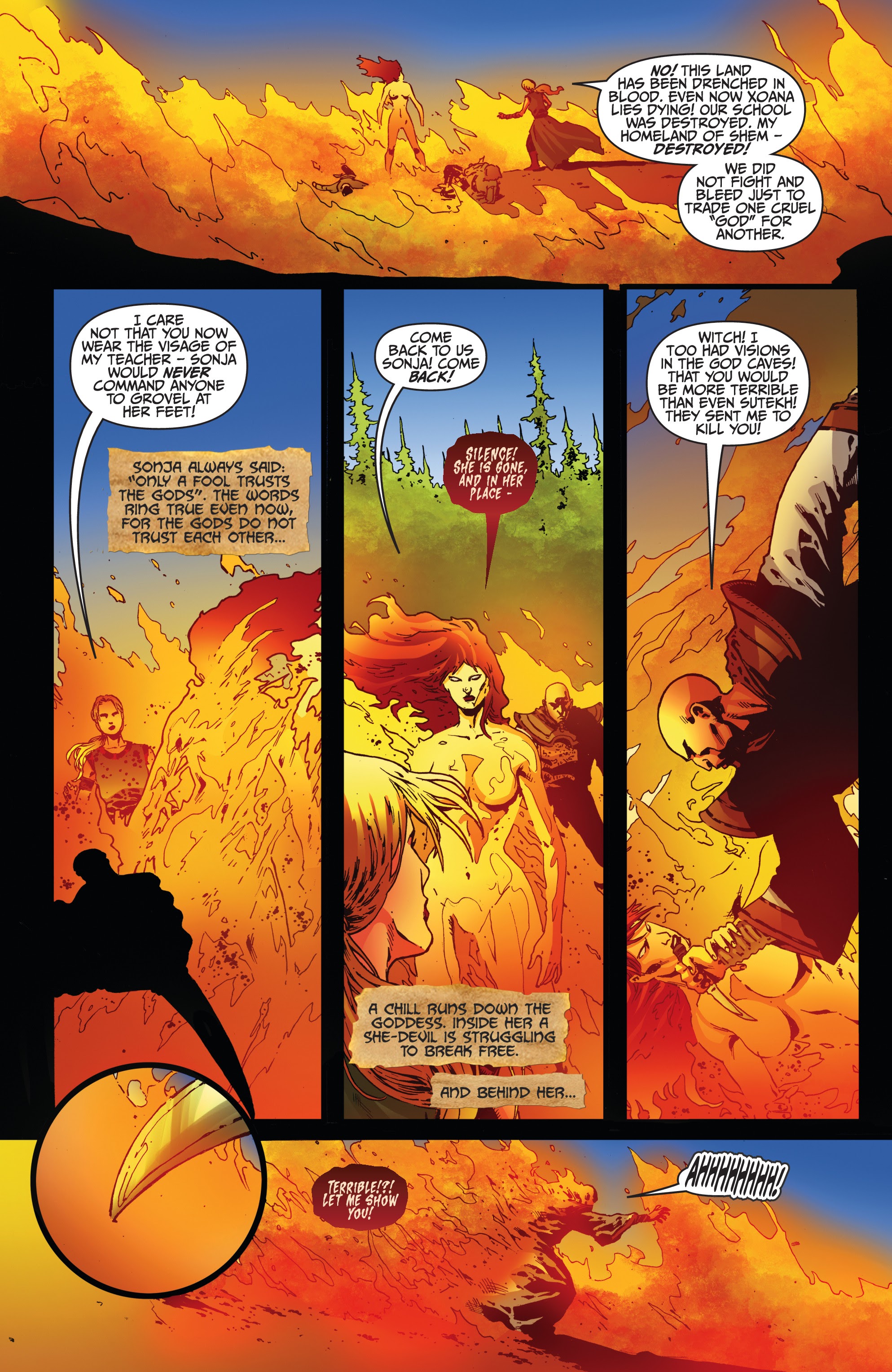 Read online Red Sonja: Vulture's Circle comic -  Issue # _TPB - 115