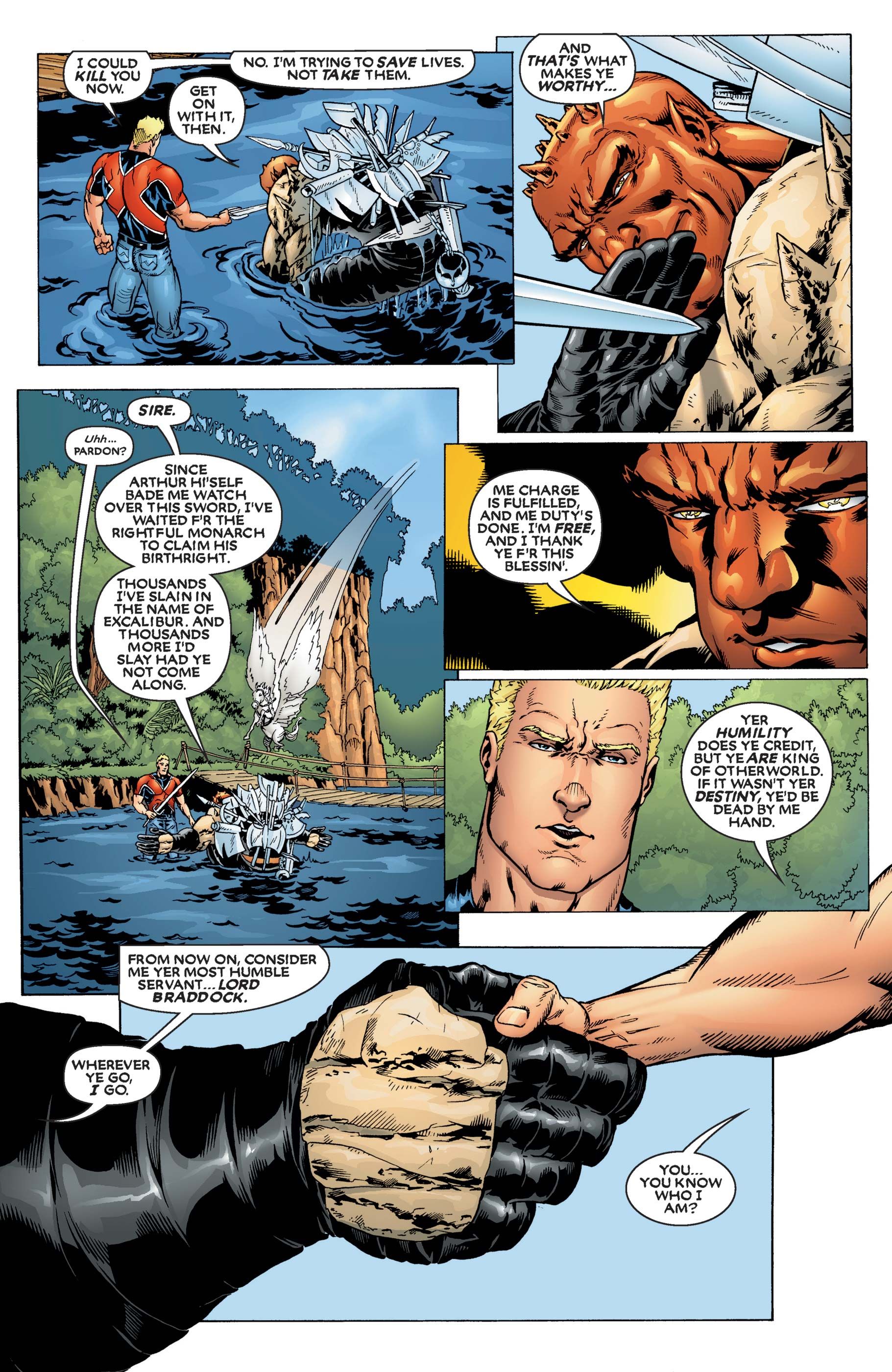 Read online Excalibur (2001) comic -  Issue #2 - 19