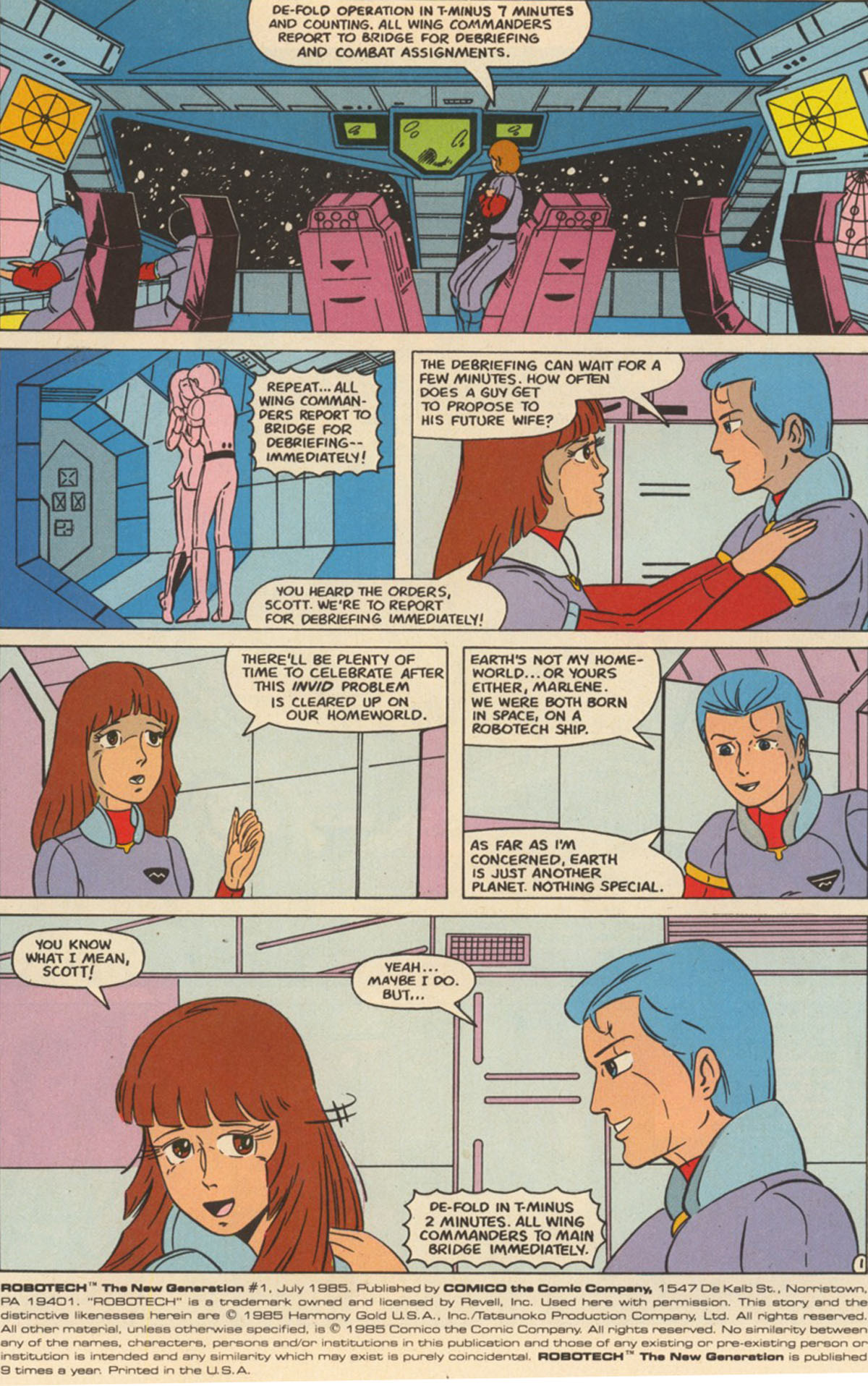 Read online Robotech The New Generation comic -  Issue #1 - 4