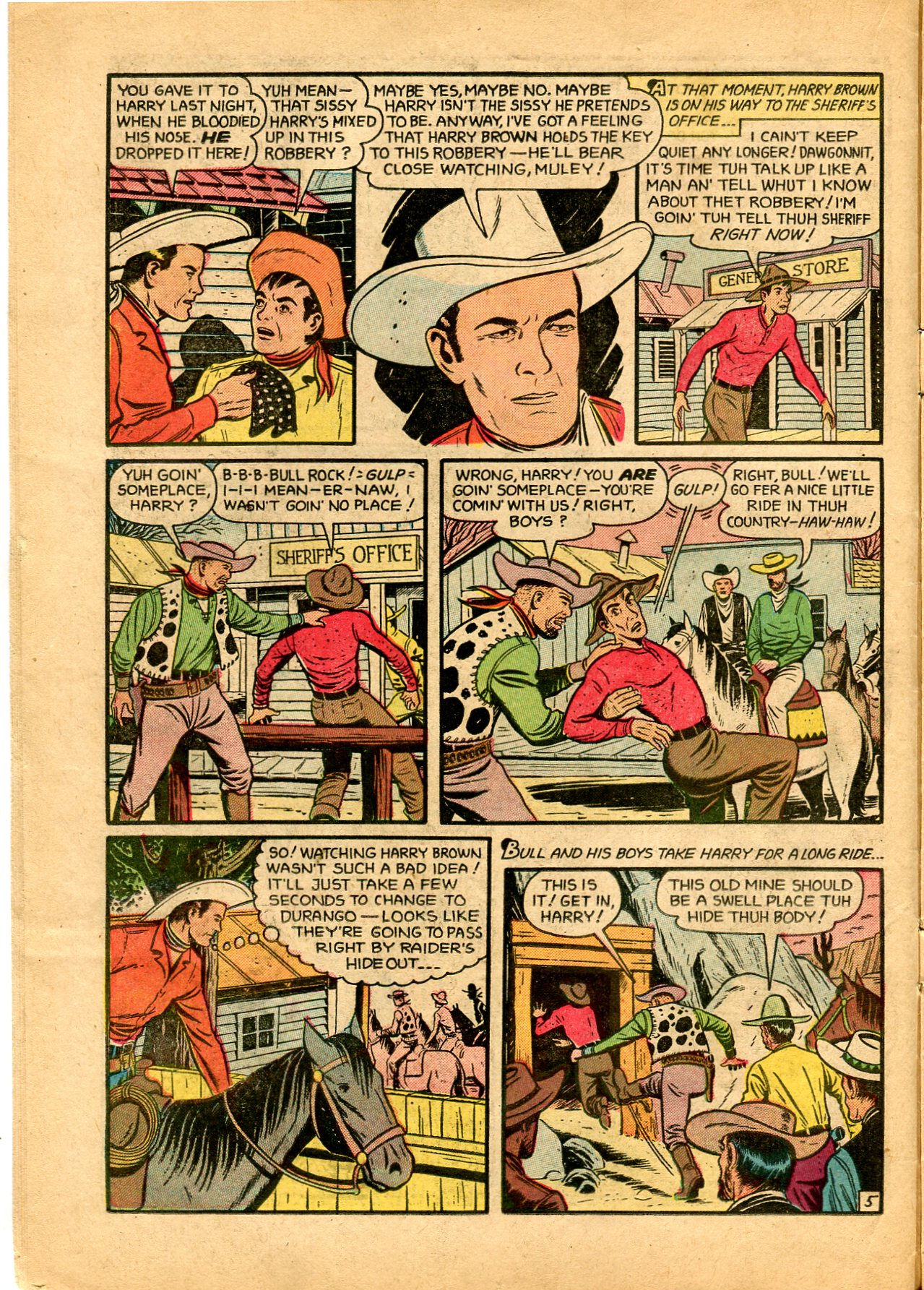 Read online Charles Starrett as The Durango Kid comic -  Issue #29 - 14