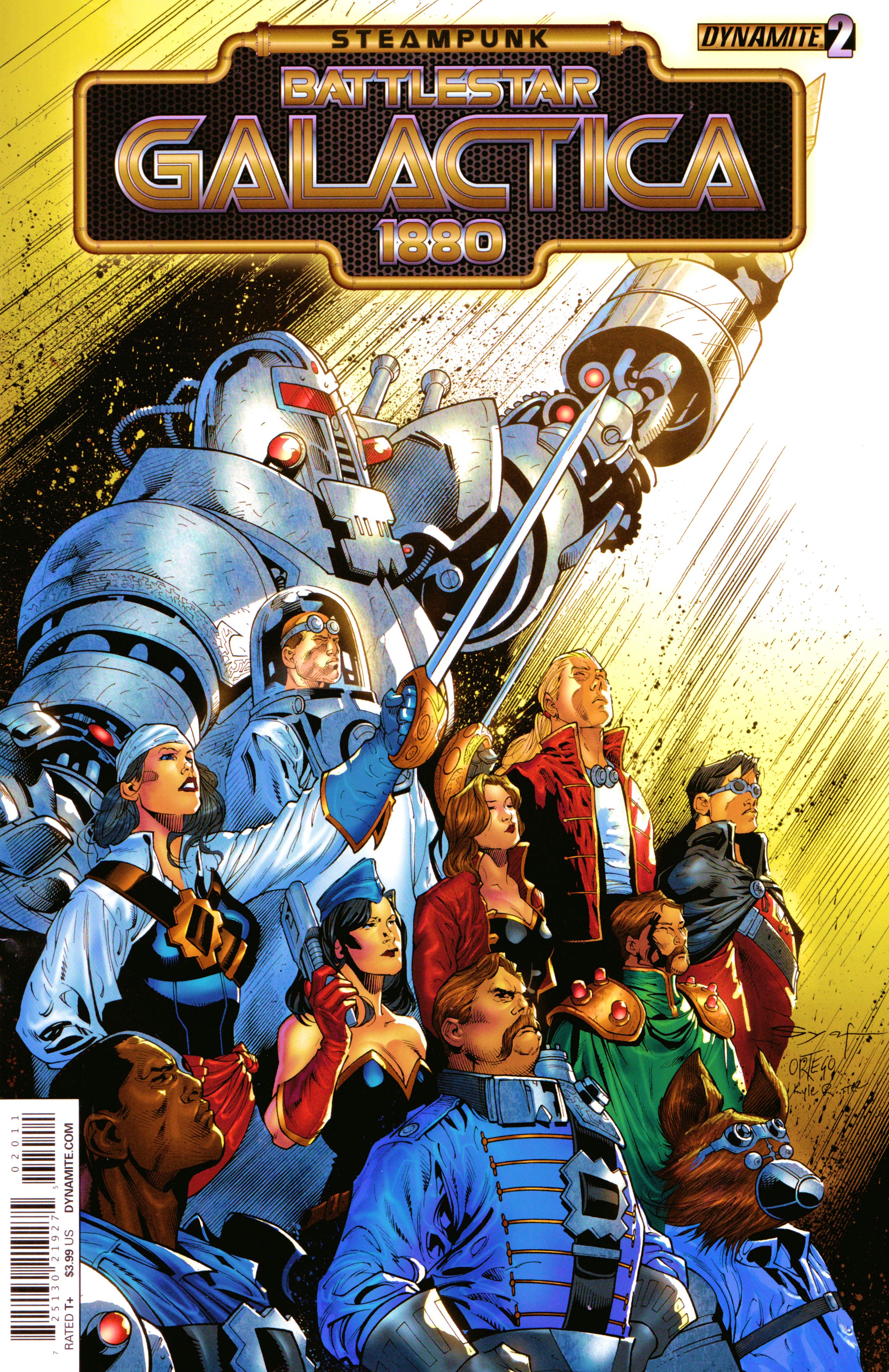 Read online Steampunk Battlestar Galactica 1880 comic -  Issue #2 - 1