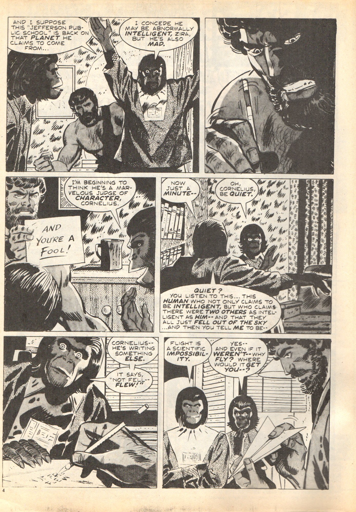 Read online Planet of the Apes (1974) comic -  Issue #4 - 4